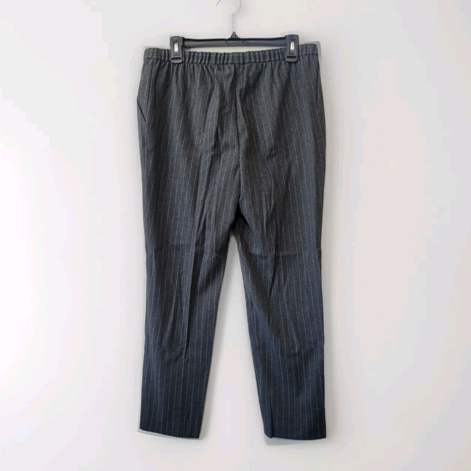 St. John ST John Sport Pants Sz M Gray Melange Stretch MSRP $395 Size 32" / US 10 / IT 46 - 3 Thumbnail