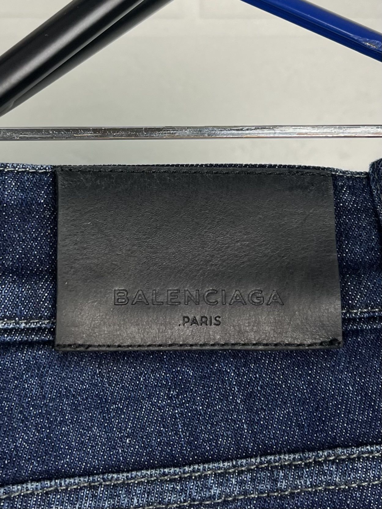 Balenciaga BALENCIAGA Denim Pants Jeans Slim Skinny Fit Trousers Blue Size US 29 - 5 Thumbnail
