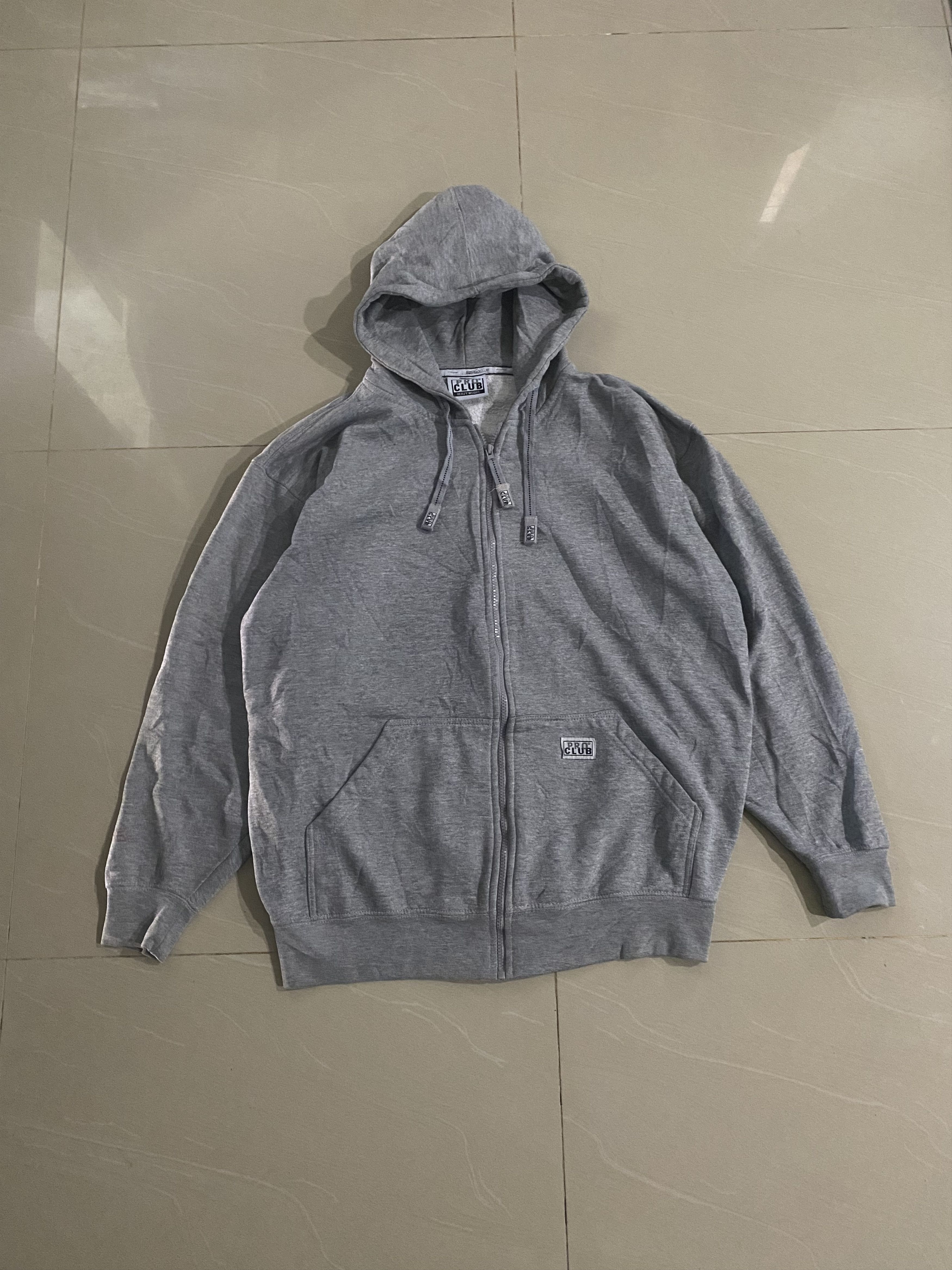 Vintage Vintage pro club hoodie blank hoodie Size US L / EU 52-54 / 3 - 1 Thumbnail