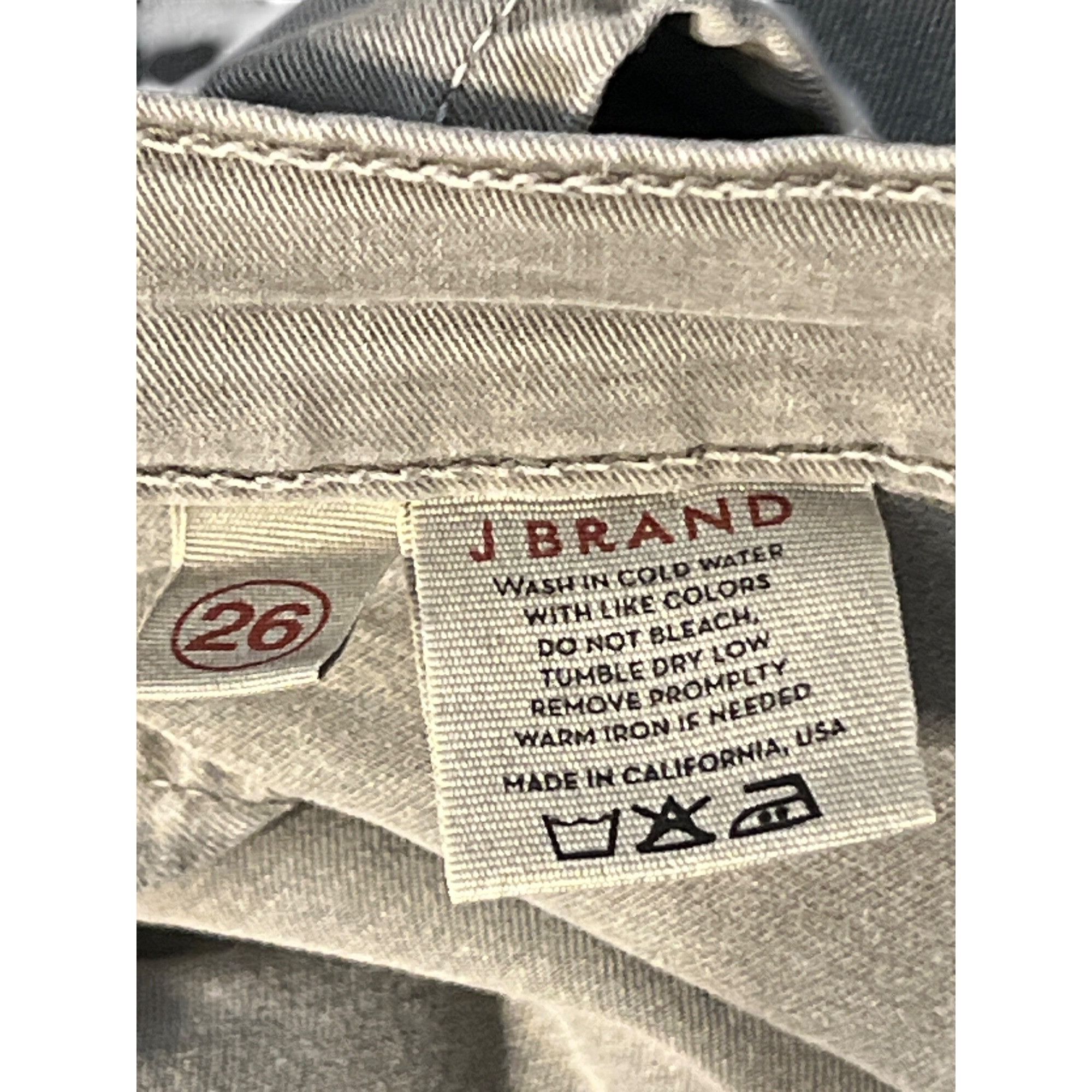 J Brand J Brand Vin Fawn Zip Ankle Jeans Army Green Zippers Size 26 Size 26" / US 2 / IT 38 - 8 Thumbnail
