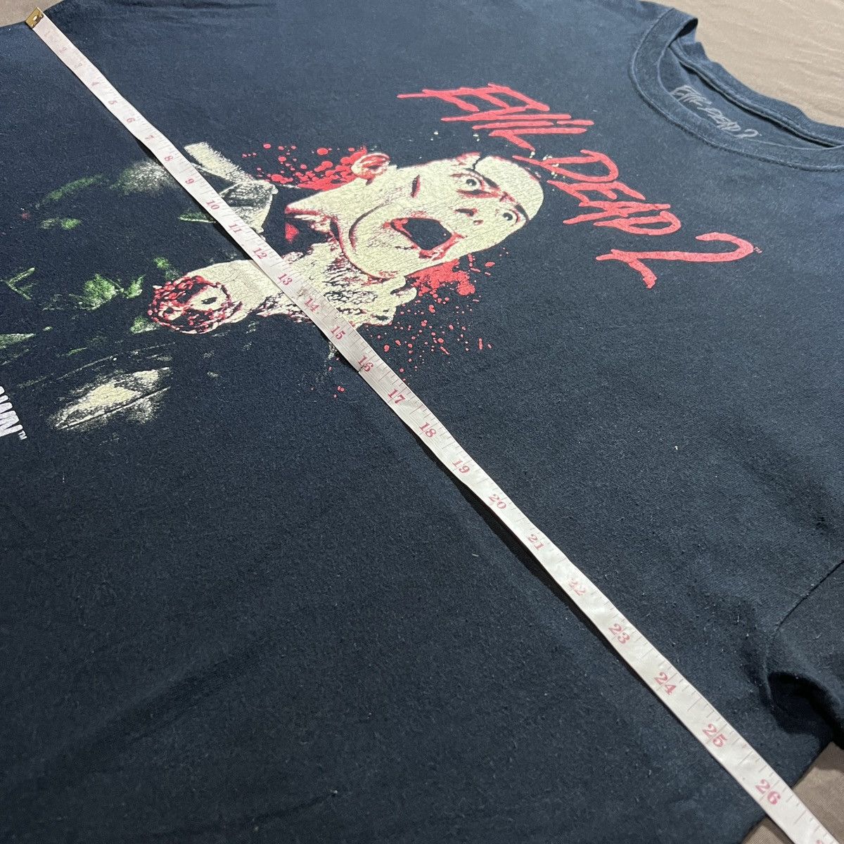 Expert Horror Y2K Evil Dead 2: Dead by Dawn Promo Movie Tee 2XL Oversized Size US XXL / EU 58 / 5 - 9 Thumbnail