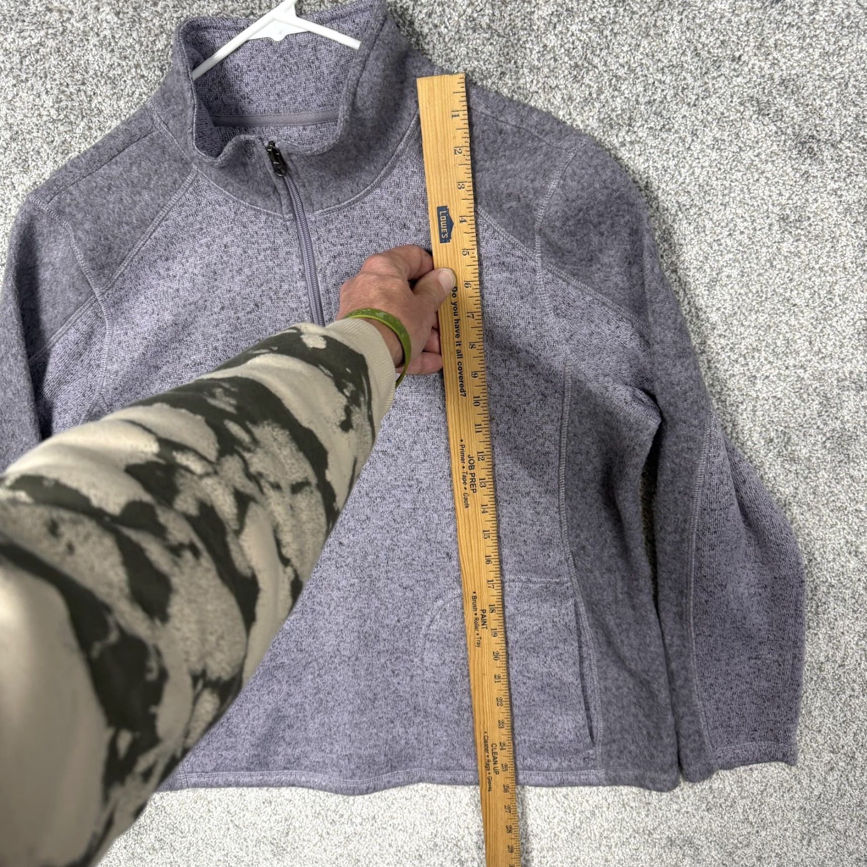 Vintage G.H. Bass & Co Sweatshirt Mens XL Purple 1/4 Zip Fleece Pullover Raglan Pocket Mock Neck Outdoor Preppy Fall Winter Size US XL / EU 56 / 4 - 2 Thumbnail