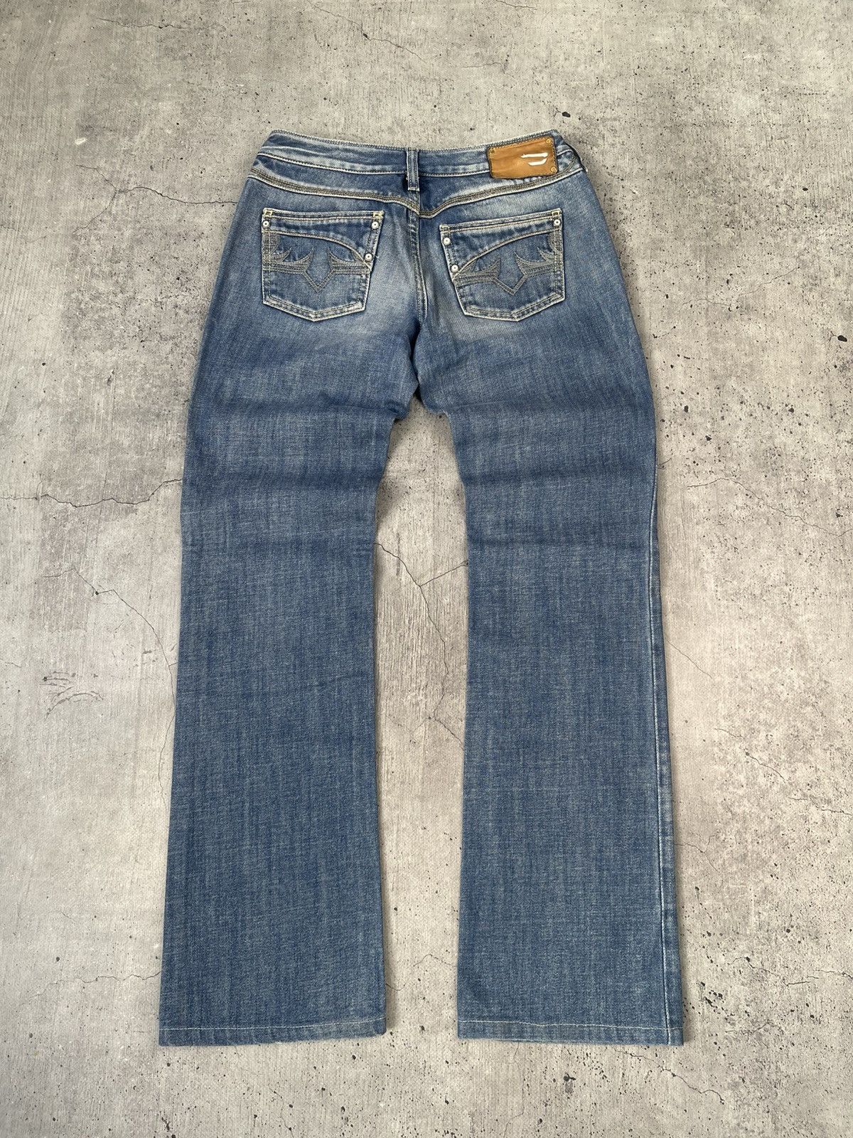 Diesel Vintage Diesel Jeans Flared Denim Designer Luxury rare Size US 27 - 1 Thumbnail