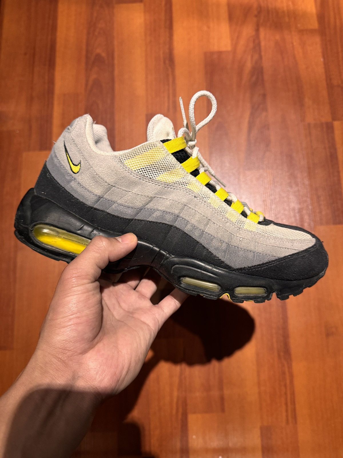 2014 Nike Air Max 95 Tour Yellow Grey