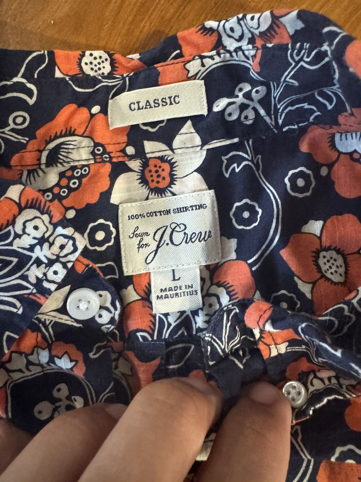 J.Crew J.Crew floral shirt Size US XL / EU 56 / 4 - 2 Thumbnail