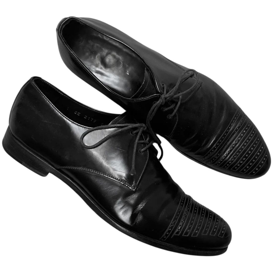 Prada Prada Perforated Toe Derbies - AW07 Size US 8.5 / EU 41-42 - 3 Thumbnail