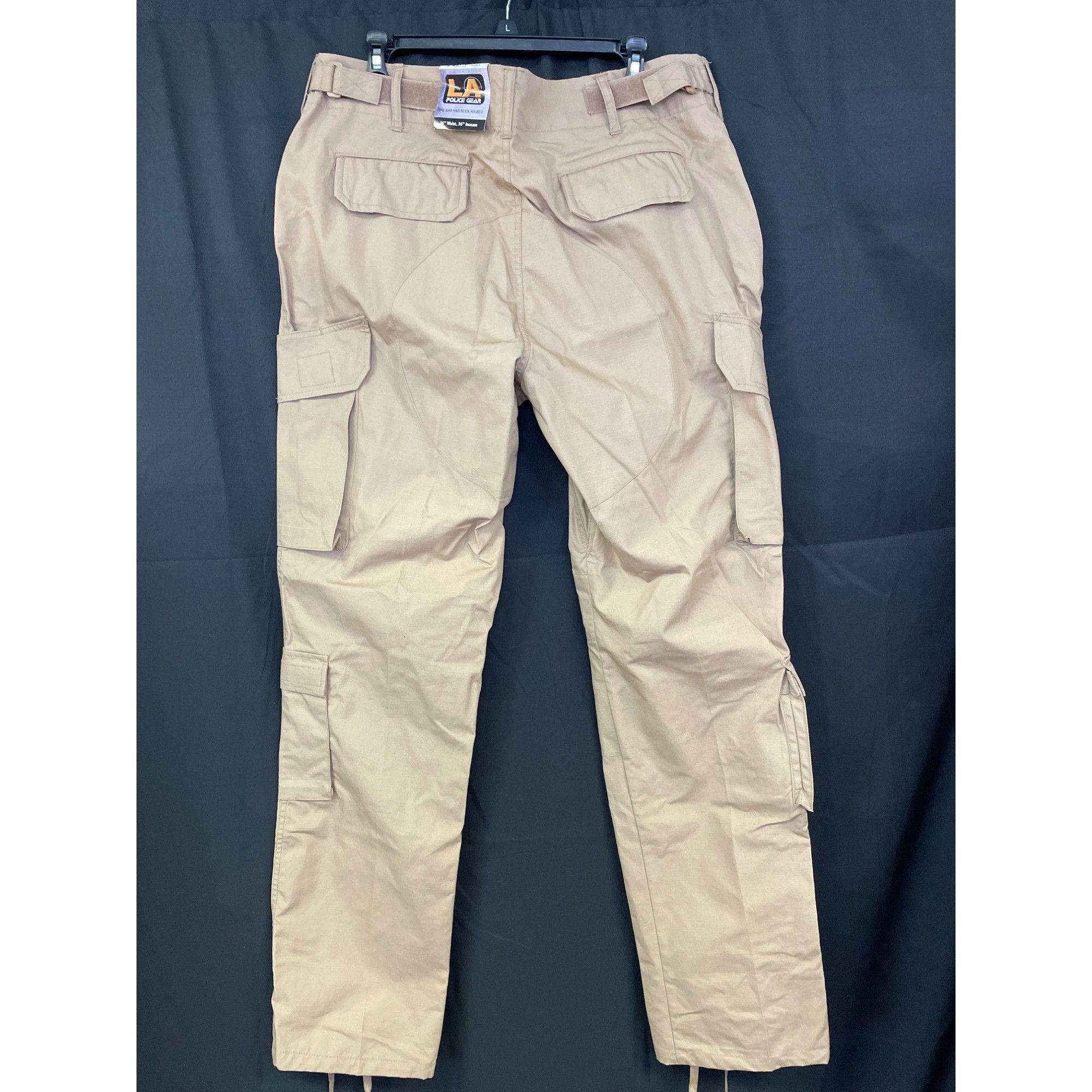 Other LAPG Tactical Pants Men's Tan Cargo Size 36 x 36 SKU 4993 Size US 36 / EU 52 - 4 Thumbnail