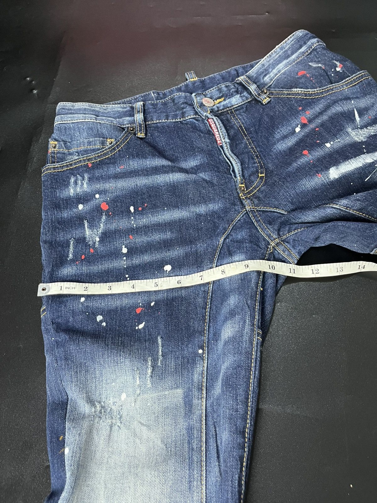 Designer × Dsquared2 Dstressed DSquared2 skiny jeans Size US 31 - 16 Thumbnail