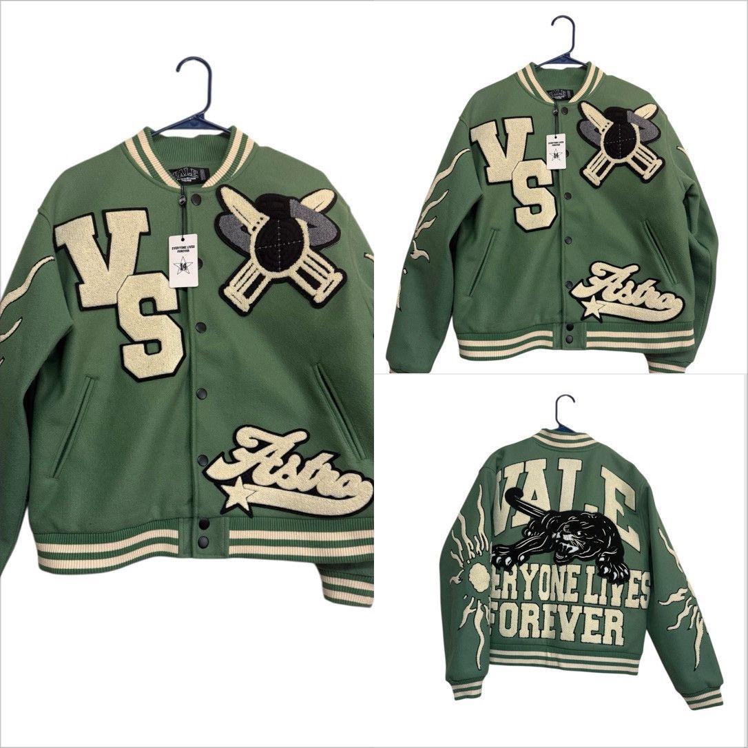 Vale Vale forever State Small ( Fits Like Medium ) Varsity Jacket Size US S / EU 44-46 / 1 - 1 Thumbnail