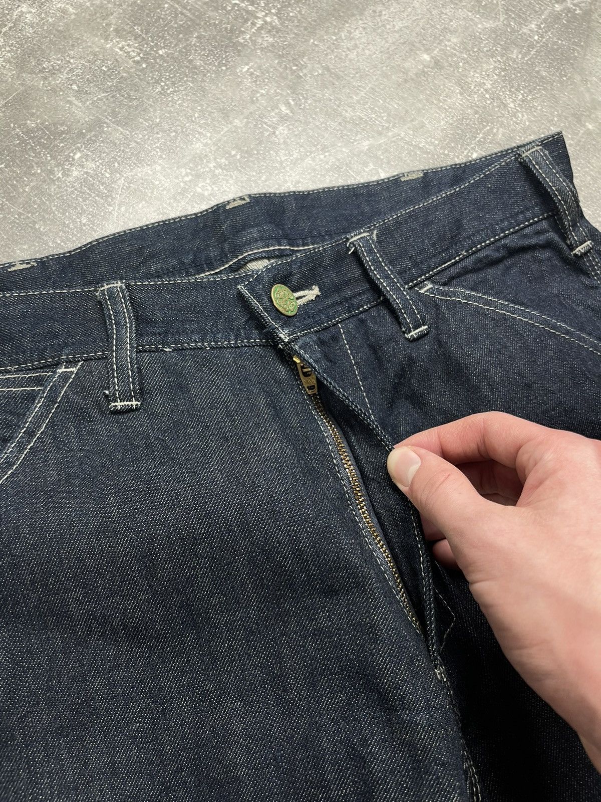 Japanese Brand × Oshkosh OshKosh B'Gosh Vintage Japanese Straight Carpenter Jeans Size US 30 / EU 46 - 7 Thumbnail
