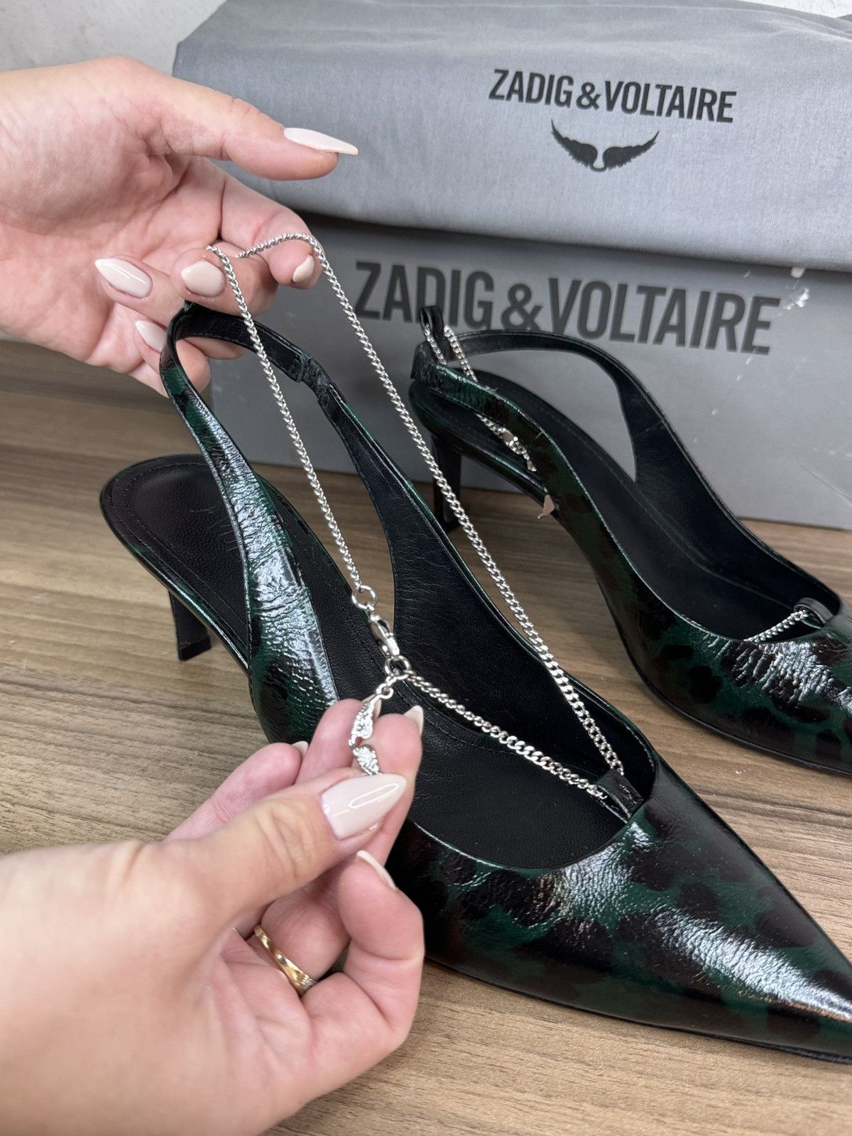 Zadig & Voltaire Beautiful heeled shoes zadig & voltaire size 8 Size US 8 / IT 38 - 3 Thumbnail
