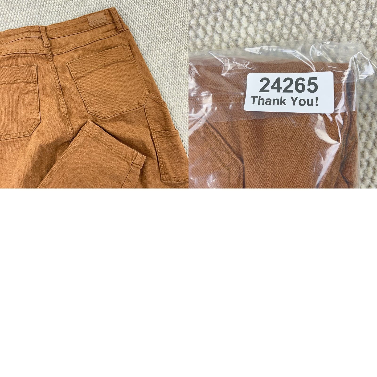 Denime Judy Blue Jeans Women 30 Slim Straight Denim Brown 5-Pocket Stretch Work Wear Carpent er Caption? Size 30" / US 8 / IT 44 - 9 Thumbnail