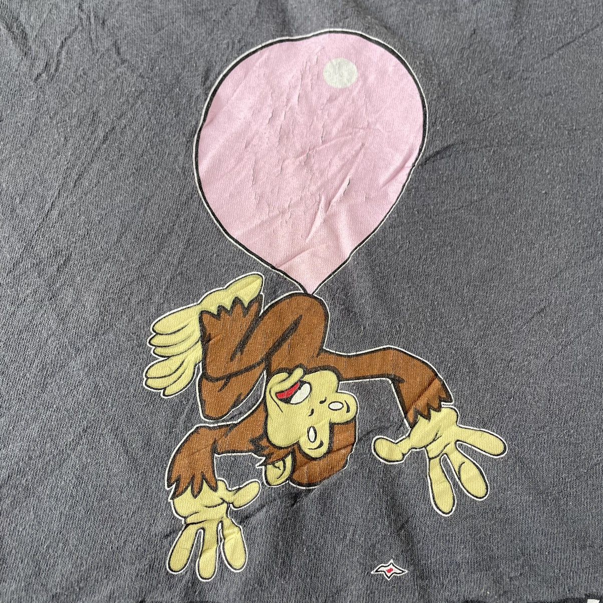 Vintage 🔥🔥Vintage Dont Swallow Your Gum Graphic Monkey Art Tee Size US XL / EU 56 / 4 - 3 Thumbnail