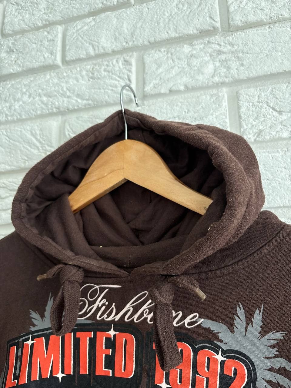 Other Fishbone hoodie big loge vintage 1992 rare brown Y2K SKATE Size US M / EU 48-50 / 2 - 9 Thumbnail