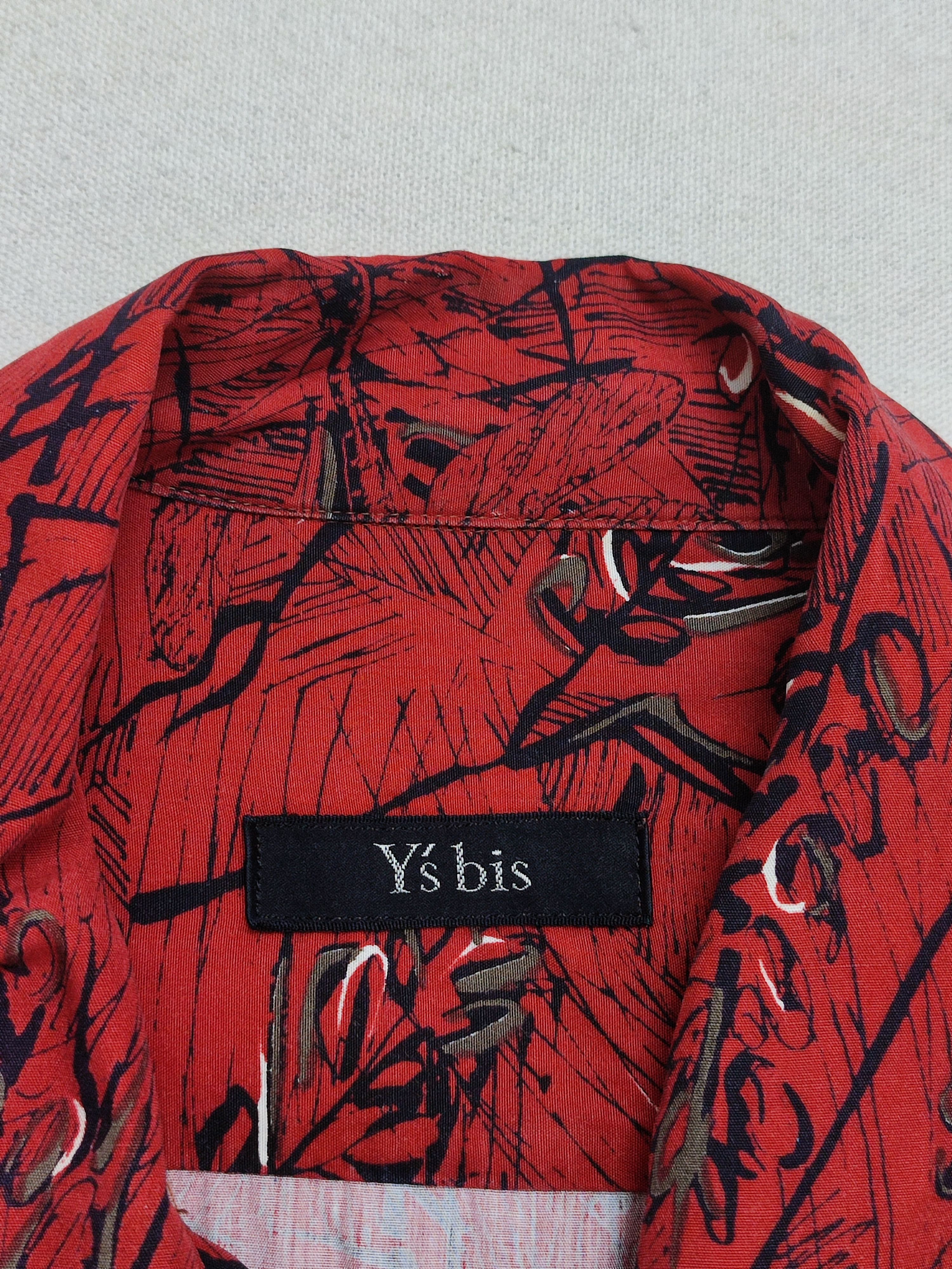 Y's × Yohji Yamamoto Y's Bis by Yohji Yamamoto Rayon Abstract Shirt Size US L / EU 52-54 / 3 - 7 Thumbnail