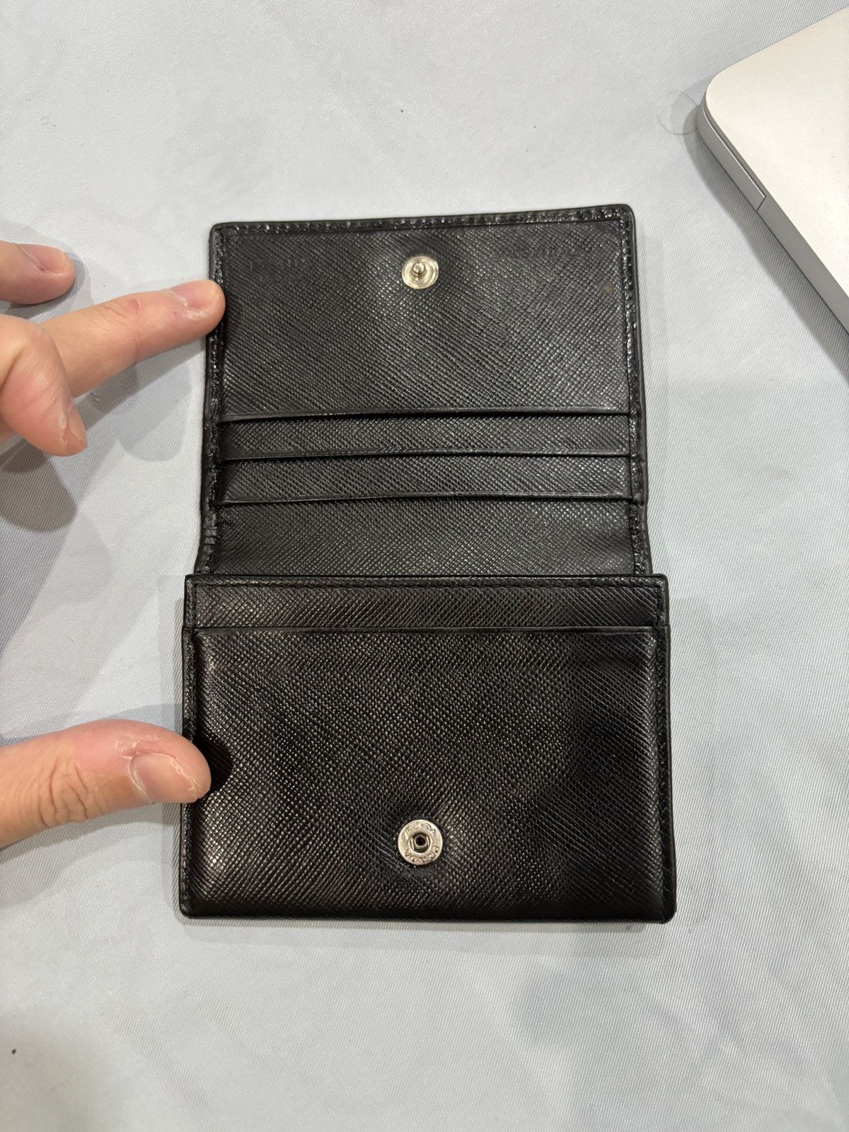 Prada Prada Saffiano Wallet Size ONE SIZE - 6 Thumbnail