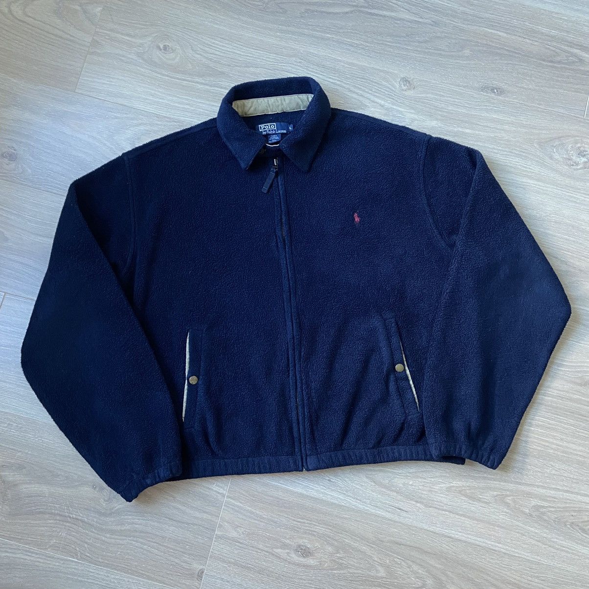 Polo Ralph Lauren × Vintage Polo Ralph Lauren Vintage Fleece Jacket Size US L / EU 52-54 / 3 - 1 Thumbnail
