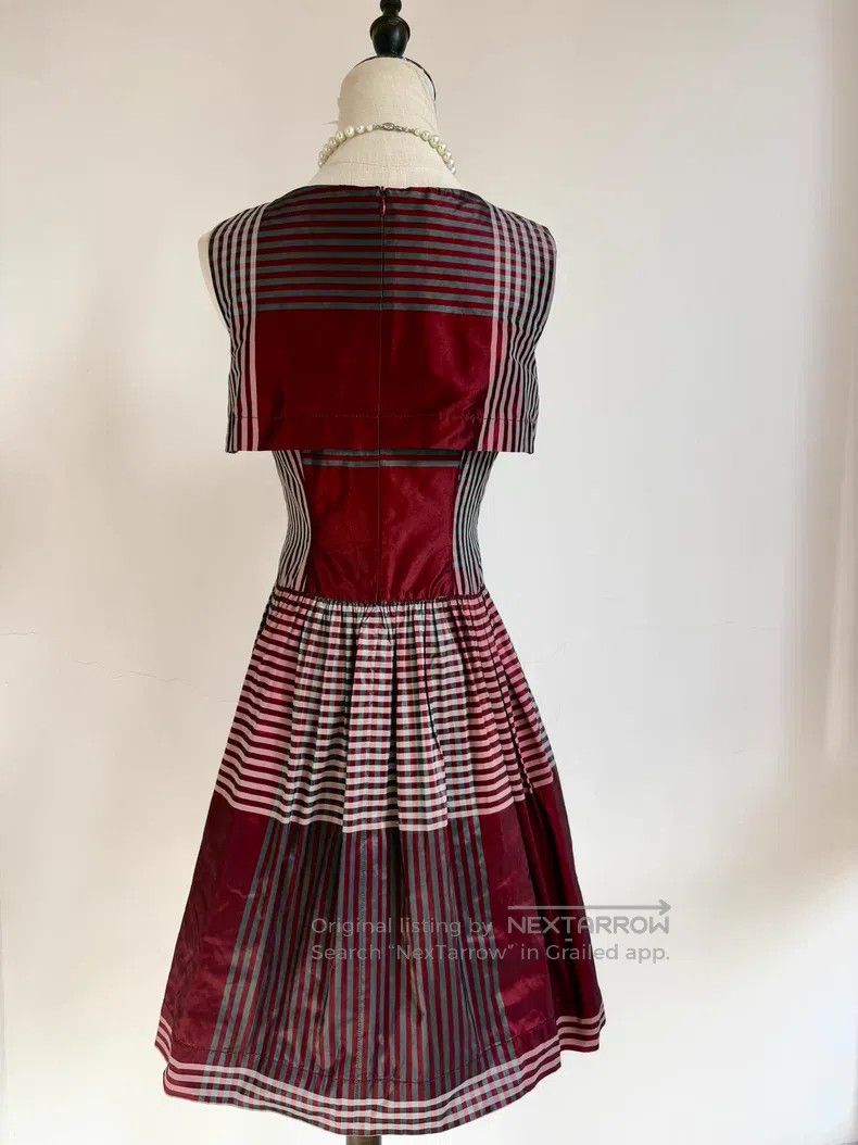 Vivienne Westwood Vivienne Westwood Red Plaid Patchwork Dress Evening Dress Size S / US 4 / IT 40 - 4 Thumbnail