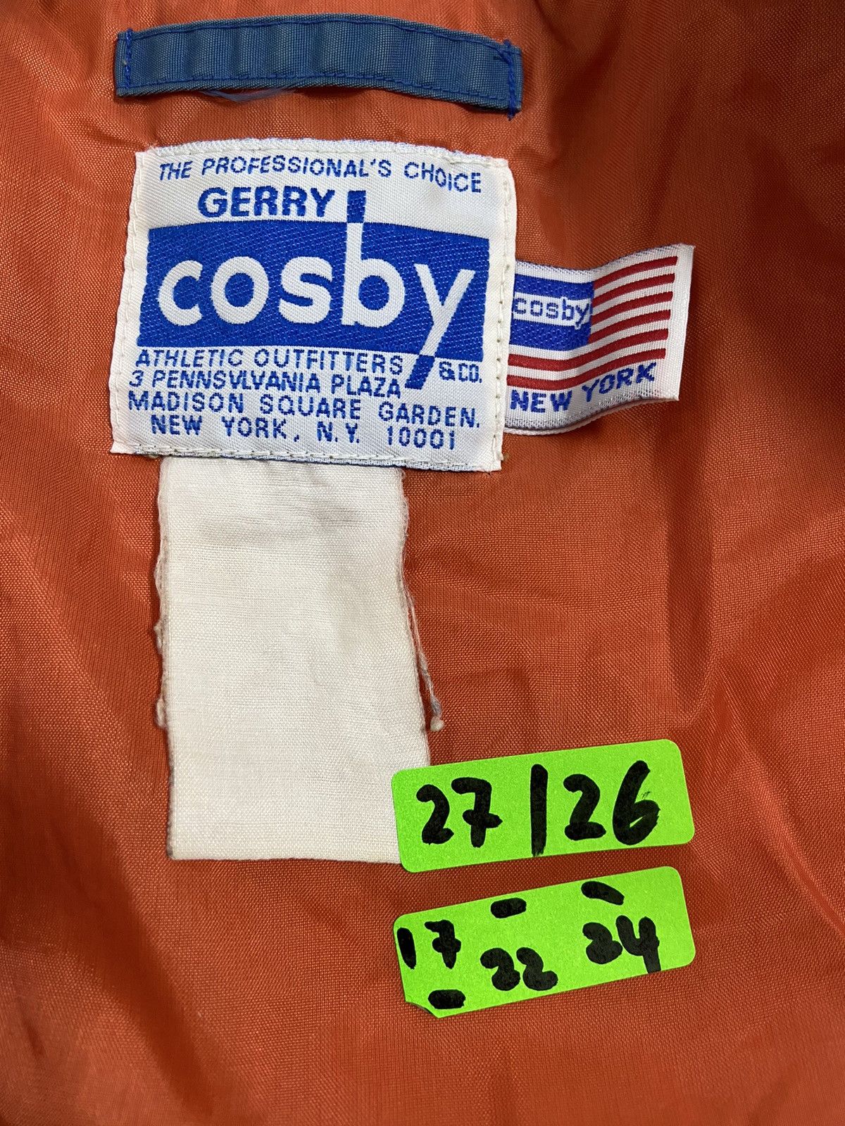 Vintage VINTAGE GERRY COSBY NEW YORK BOMBER JACKET Size US XXL / EU 58 / 5 - 13 Thumbnail