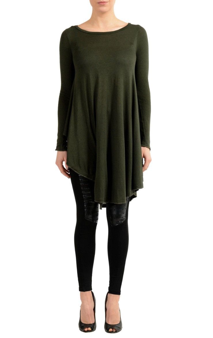 Maison Margiela Maison Margiela MM6 Draped Asymmetric Long Sleeve Dress M Size M / US 6-8 / IT 42-44 - 1 Thumbnail