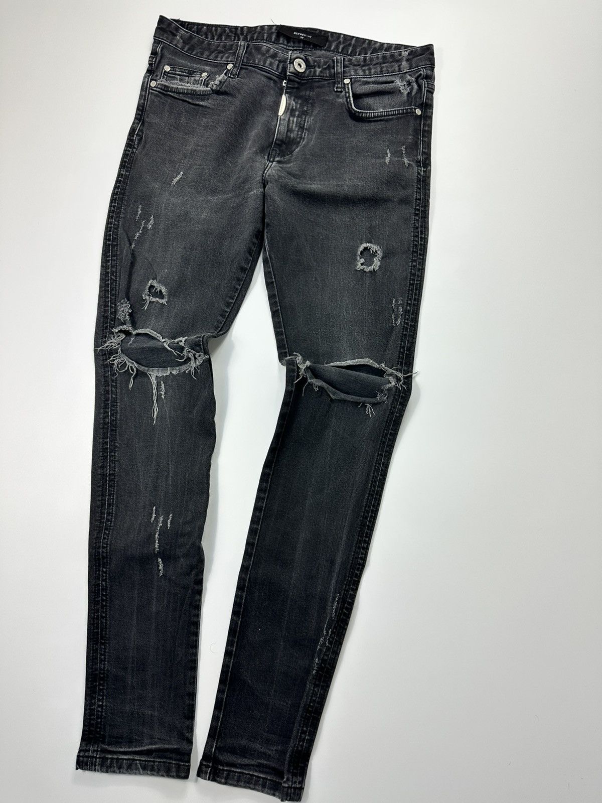 Represent Clo. Represent Slim Jeans Distressed Black Size US 32 / EU 48 - 4 Thumbnail