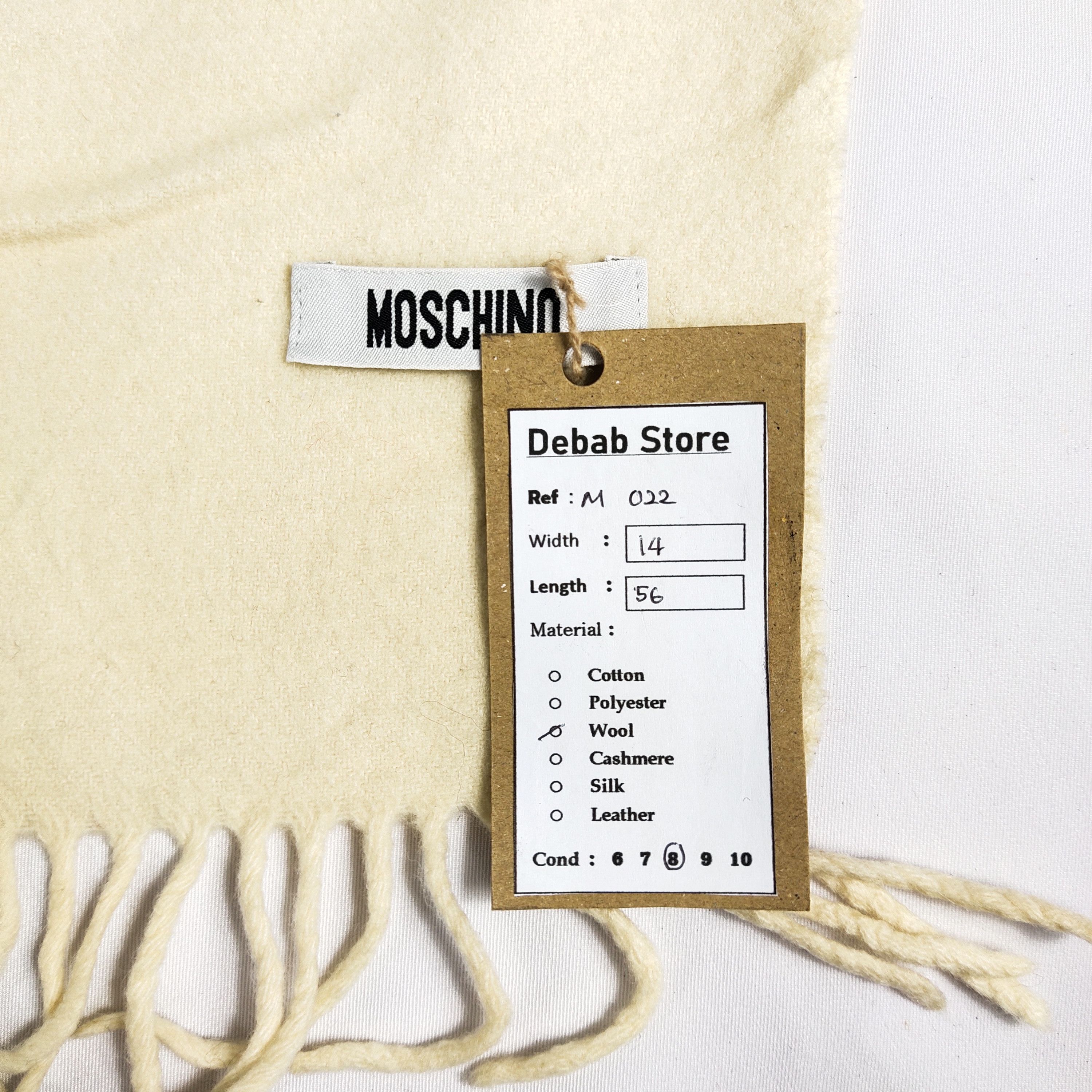 Moschino × Vintage Moschino Scarf / Muffler / Neckwear M022 Size ONE SIZE - 6 Thumbnail