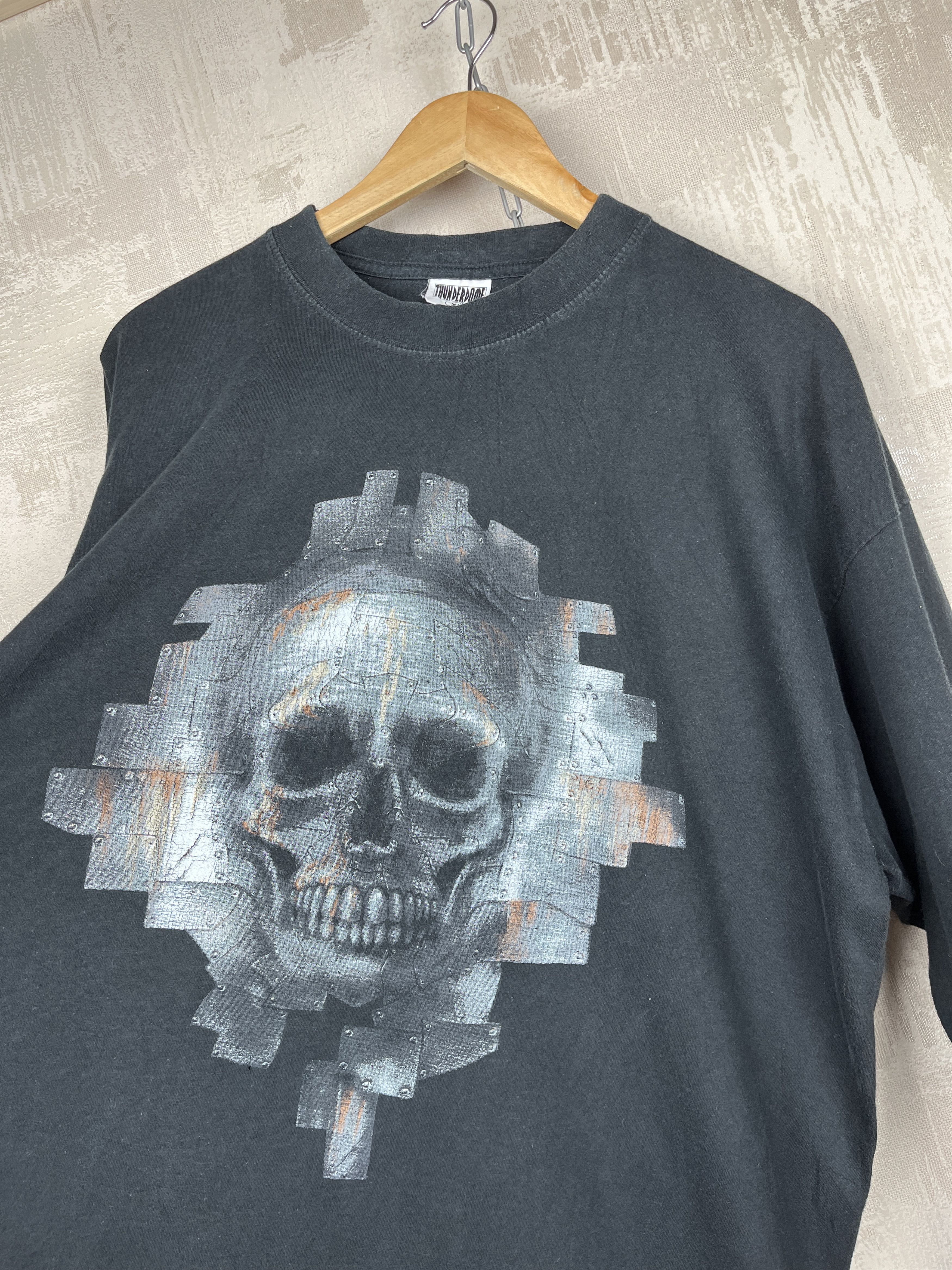 Thunderdome Thunderdome Music Festival Techno Rave 1998 Skull T-shirt Size US XL / EU 56 / 4 - 6 Thumbnail