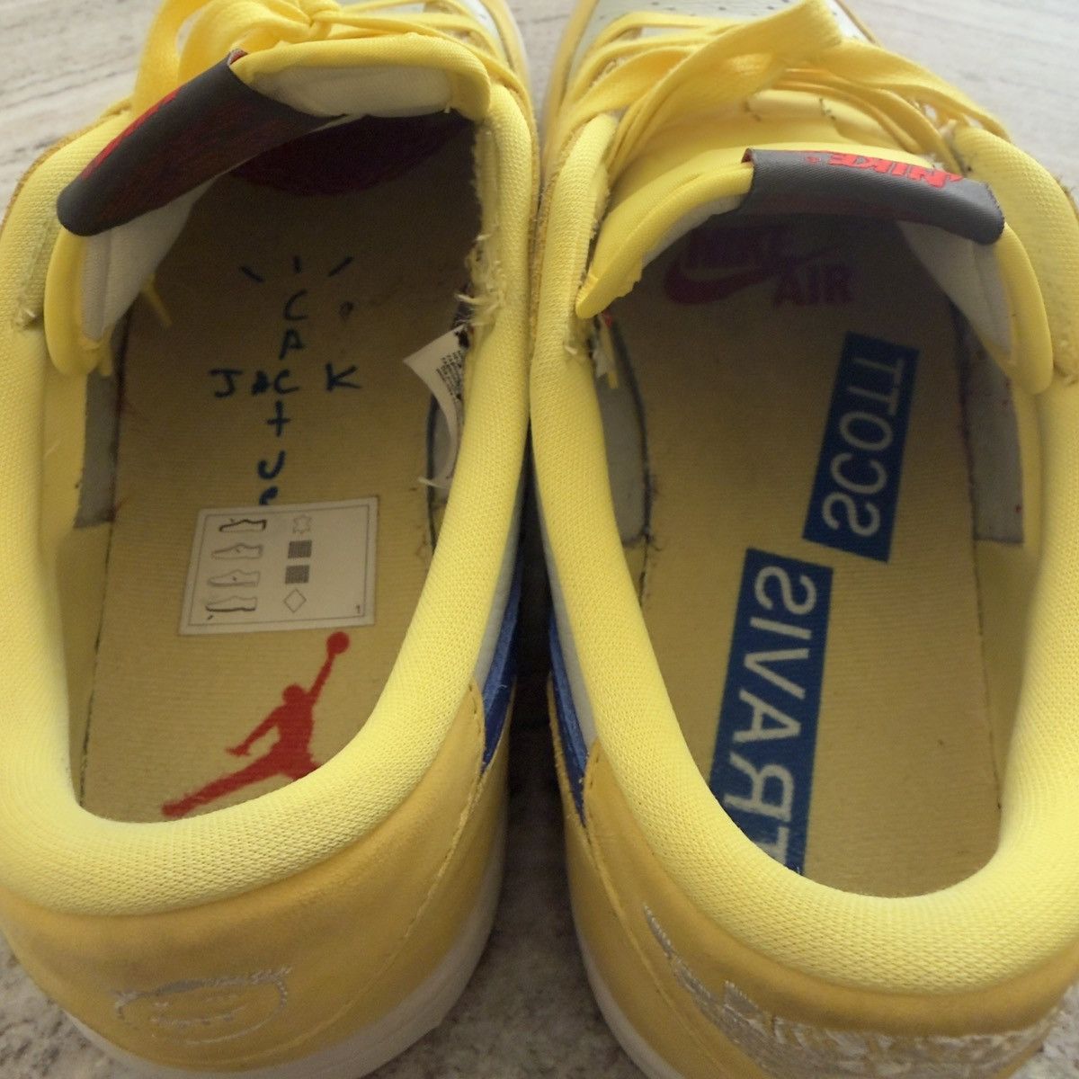 Jordan Brand × Travis Scott Travis Scott Air Jordan 1 Low Canary NO BOX🚫READ DESCRIPTION Size US 12.5 / EU 45-46 - 6 Thumbnail
