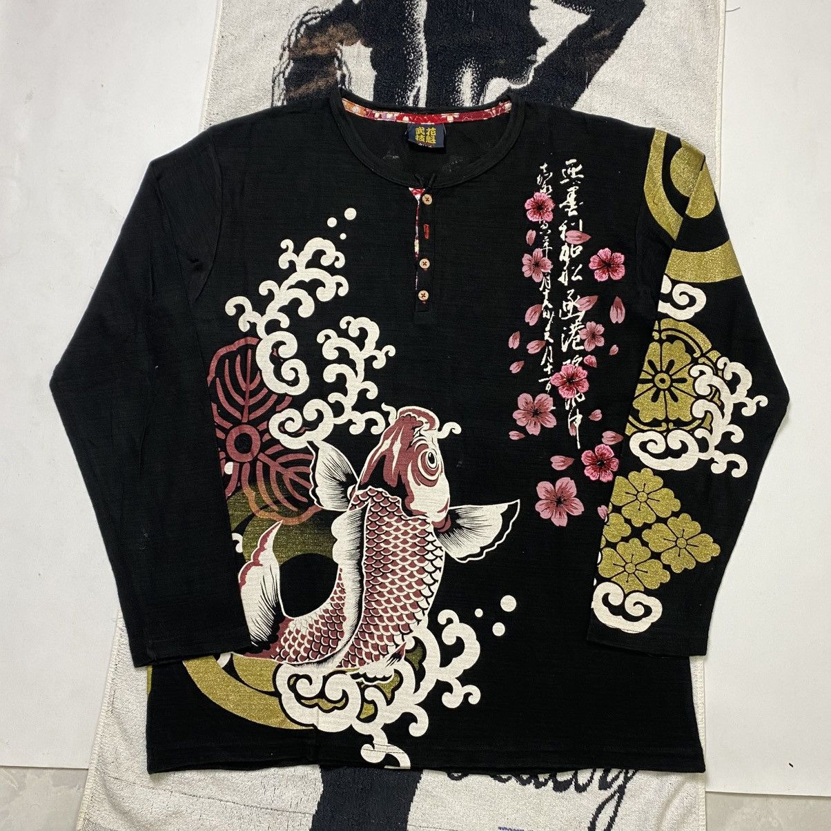 Designer × Japanese Brand × Other Vintage Sukajan Long sleeve y2k lgb style Size US L / EU 52-54 / 3 - 1 Thumbnail