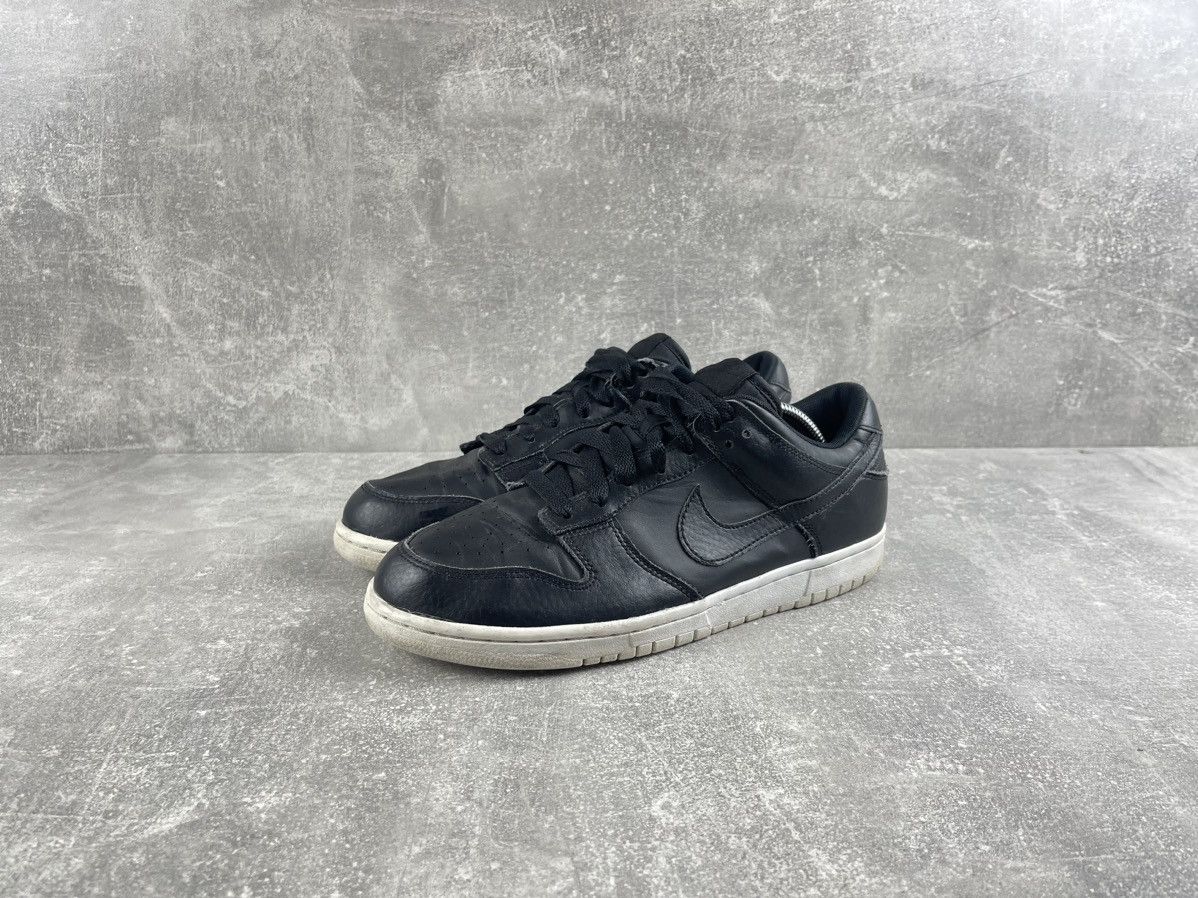 Nike Nike Dunk Low All-Black Genuine Leather Sneakers Size US 9 / EU 42 - 1 Thumbnail
