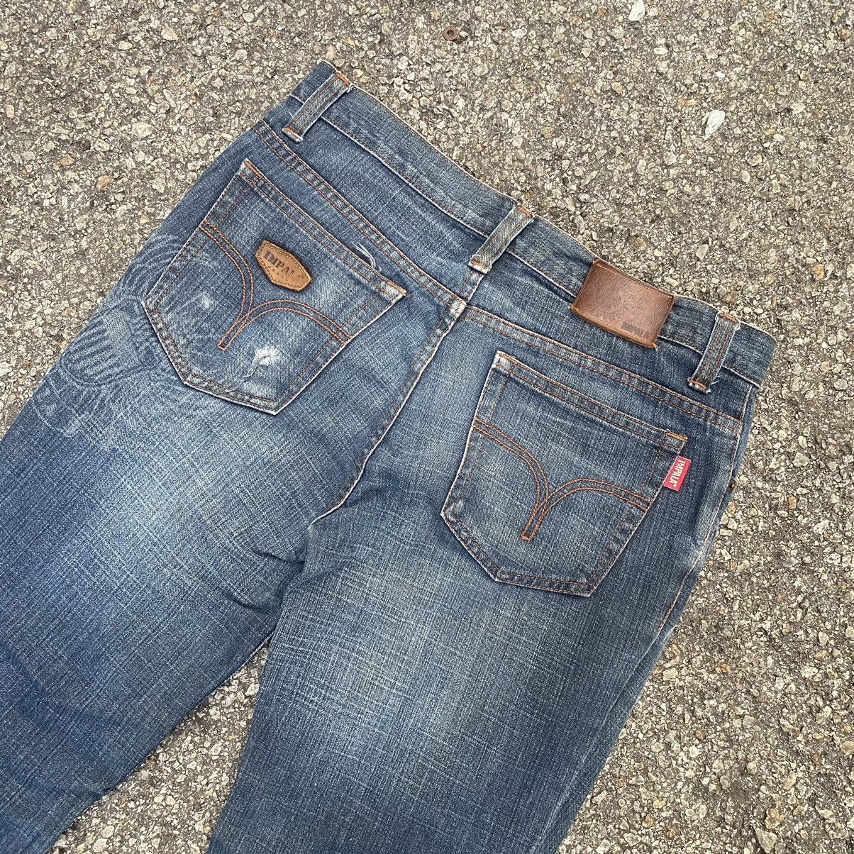 Hysteric Glamour Flare Jeans by Impala Japanese Brand Clawmark Boot Cut Denim Size US 32 / EU 48 - 8 Thumbnail
