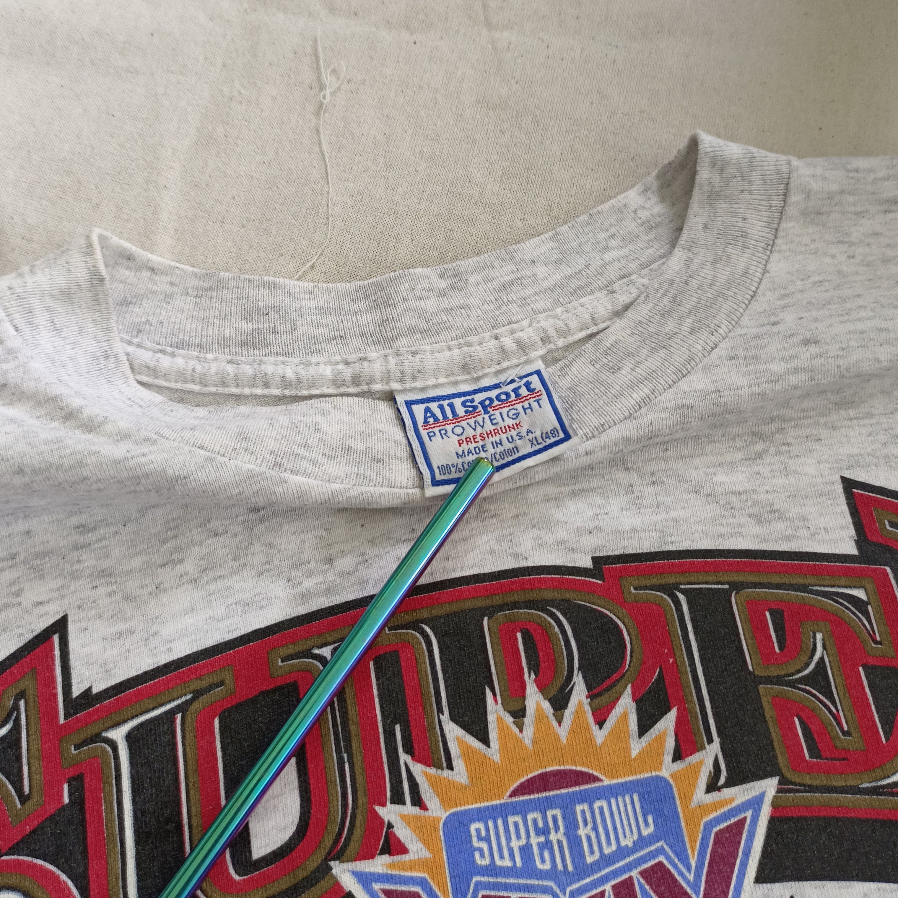 NFL × Vintage Vintage 95 NFL Super Bowl Final 49ers SF Size US XL / EU 56 / 4 - 4 Thumbnail