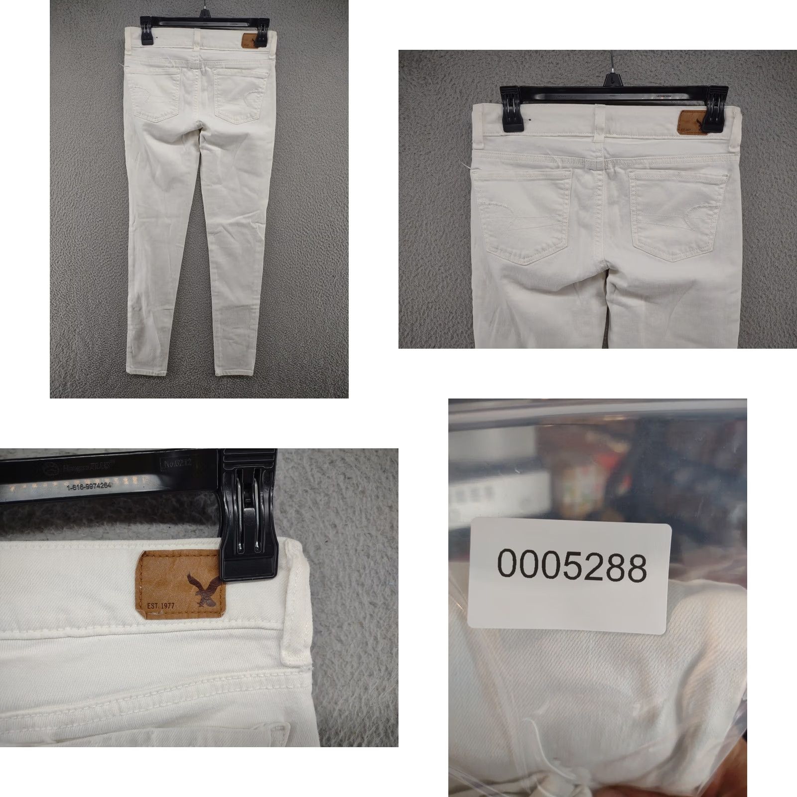 American Eagle Outfitters AMERICAN EAGLE Jegging White Jeans in Women's SZ 0 Regular Size 25" / US 0 / IT 36 - 8 Thumbnail