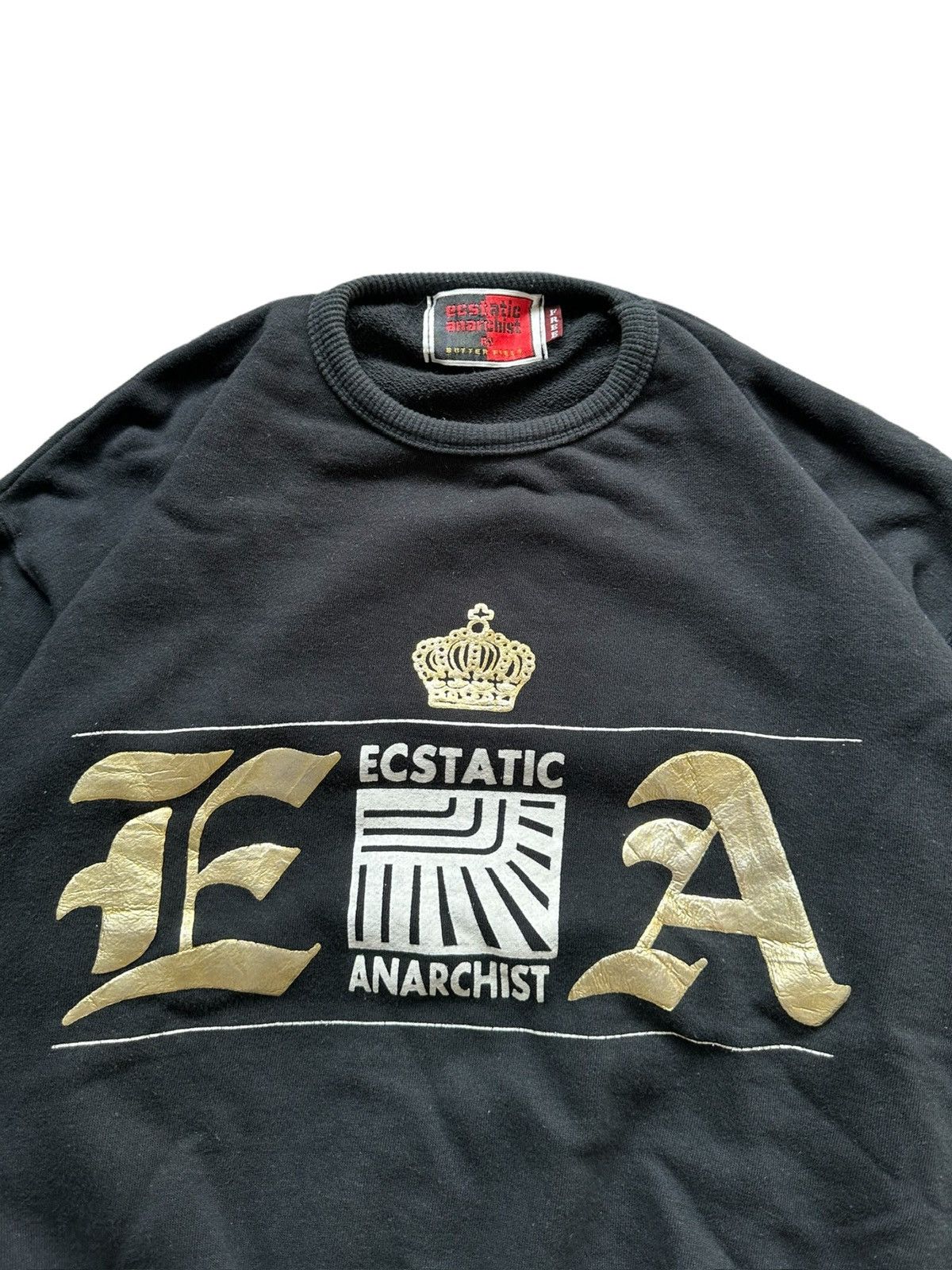 A.F.F.A. 1990s Ecstatic Anarchy by Butter Field logo sweatshirt Size US M / EU 48-50 / 2 - 3 Thumbnail