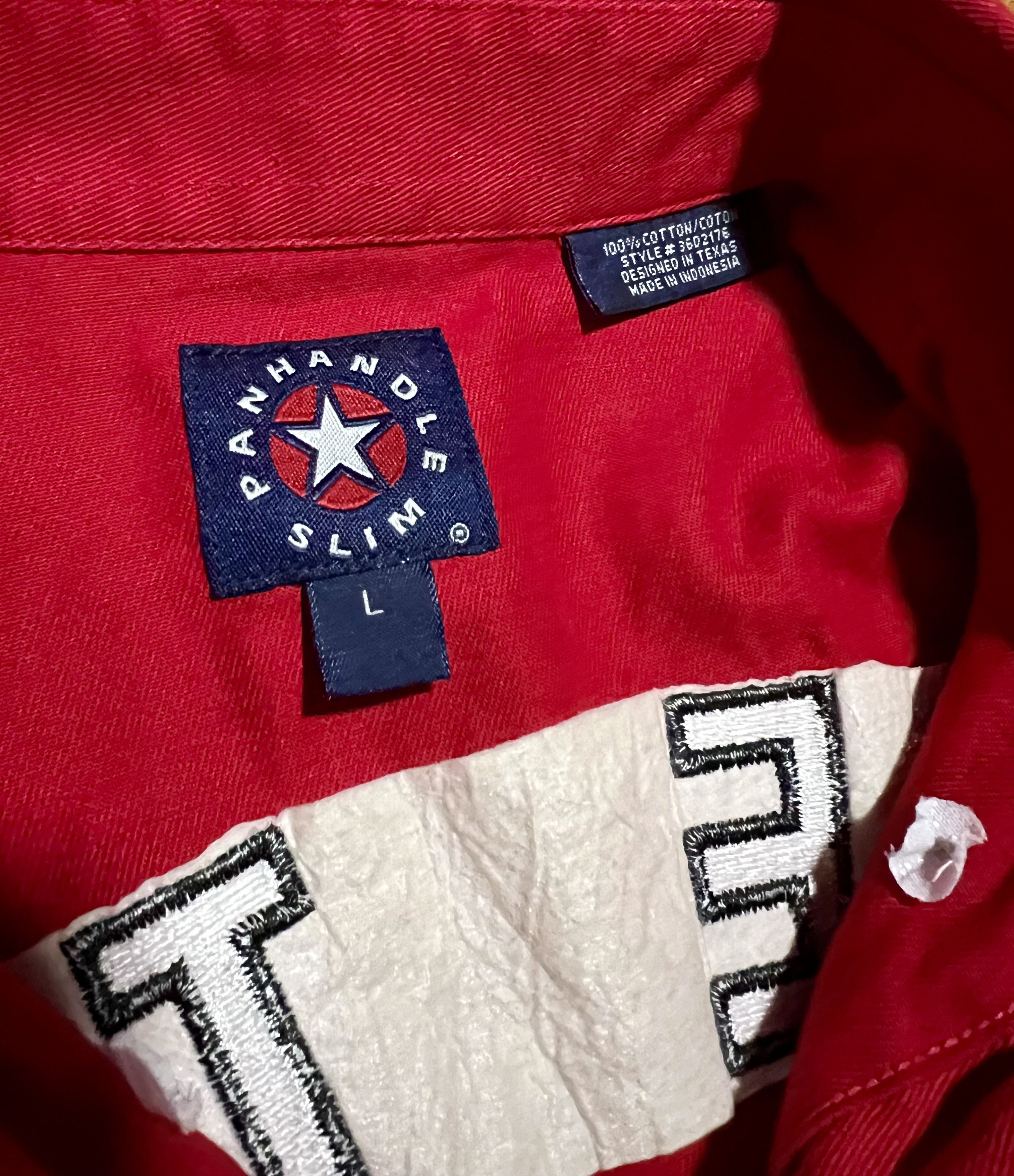 Panhandle Slim Texas Tech Red Raiders/Saddle Tramps 90s/Y2K Shirt Size US L / EU 52-54 / 3 - 3 Thumbnail