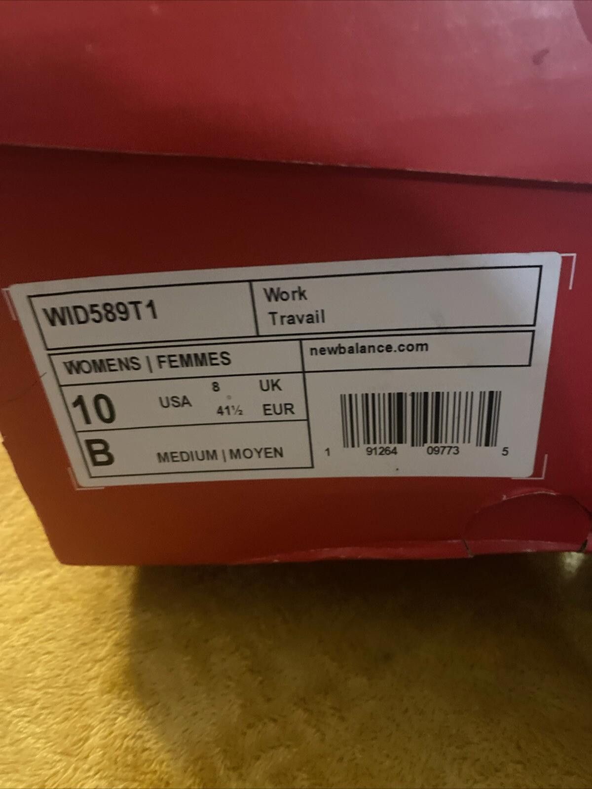 New Balance NEW BALANCE WID589T1 WOMEN'S COMPOSITE TOE SAFE GRAY PINK 10 Size US 10 / IT 40 - 9 Thumbnail