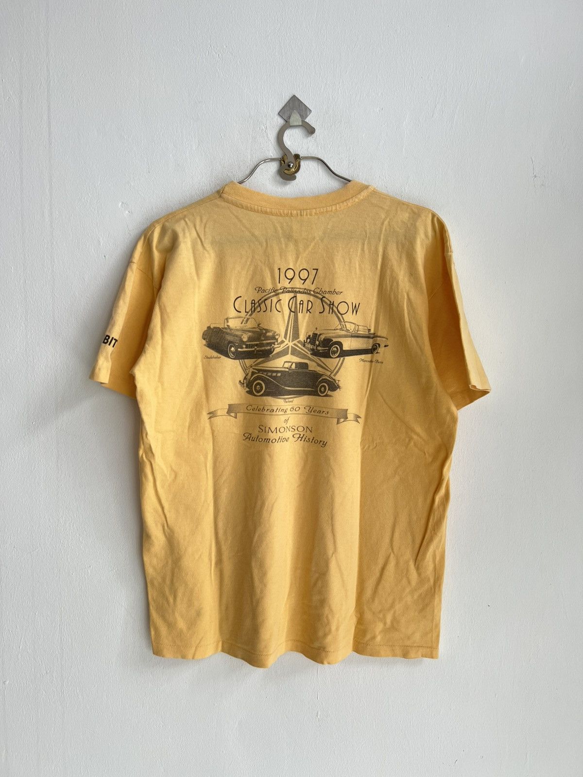 Vintage Vintage 1997 Mercedes Benz Classic Car Show Distressed Tees Size US L / EU 52-54 / 3 - 2 Thumbnail