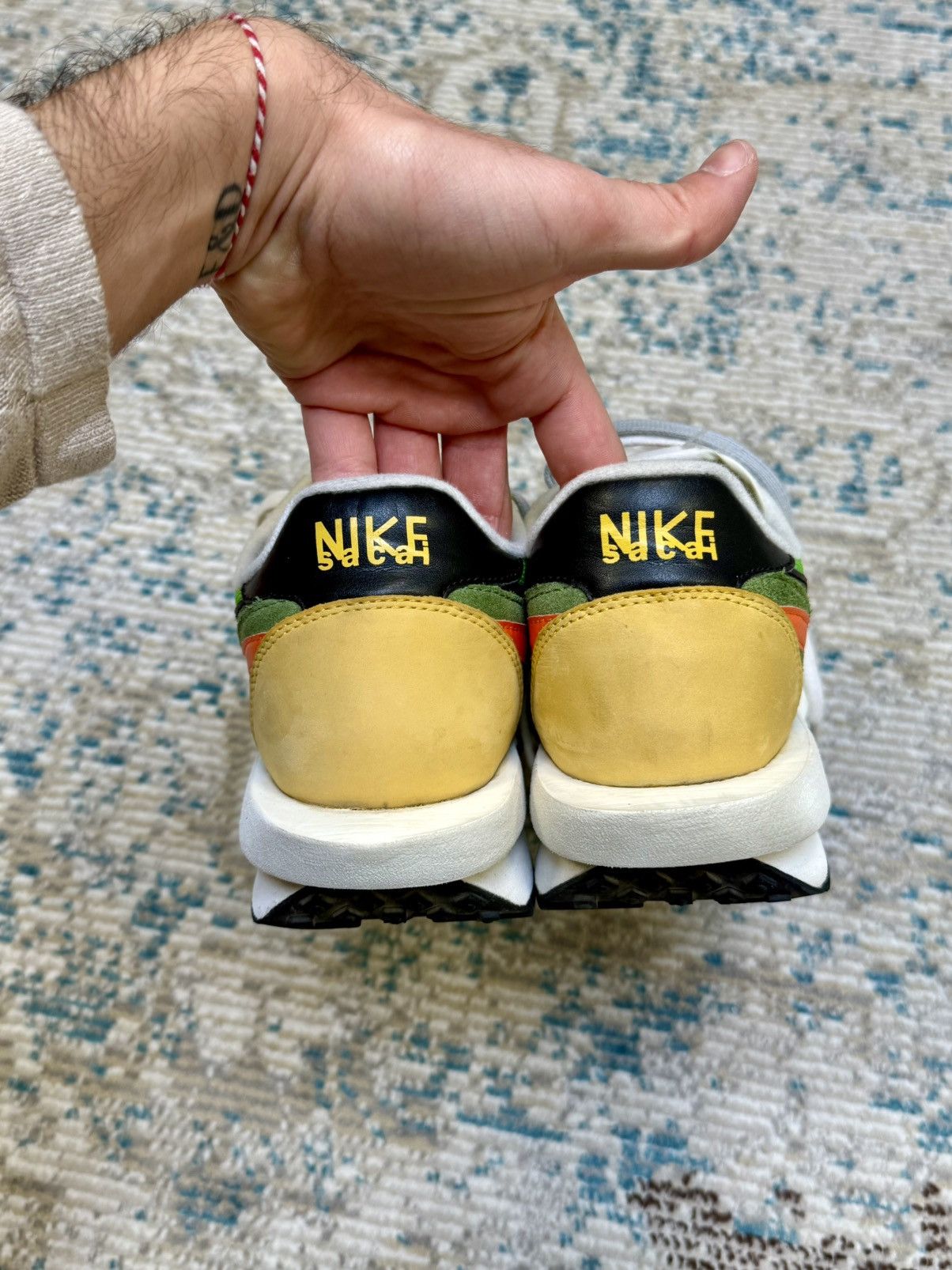 Nike × Sacai Nike Sacai Waffle Green Size US 10.5 / EU 43-44 - 5 Thumbnail