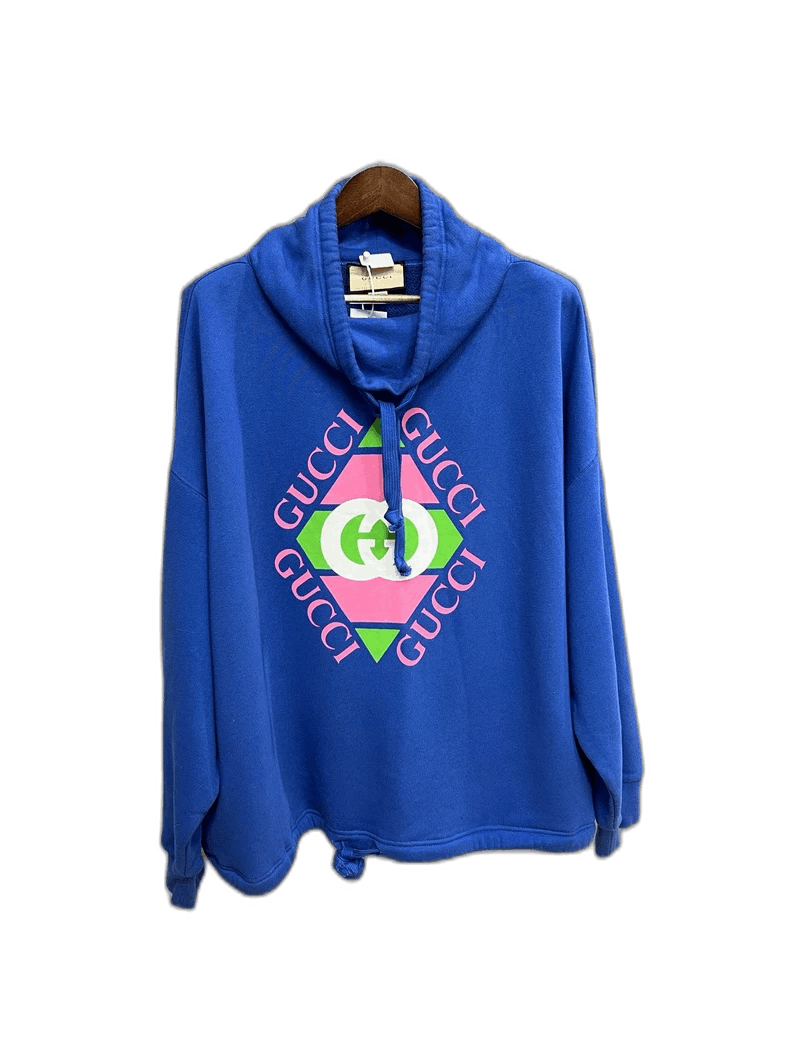 Gucci Gucci High Neck Hoodie with Logo Design Size US XXL / EU 58 / 5 - 1 Thumbnail