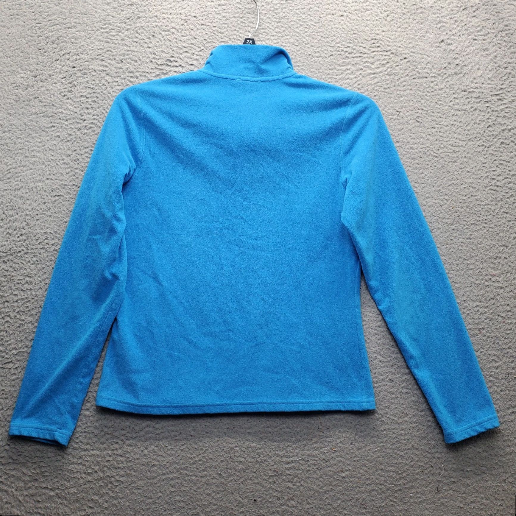 The North Face The North Face Fleece Sweatshirt Womens M Blue Long Sleeve Mock Neck Quarter Zip Size M / US 6-8 / IT 42-44 - 2 Thumbnail