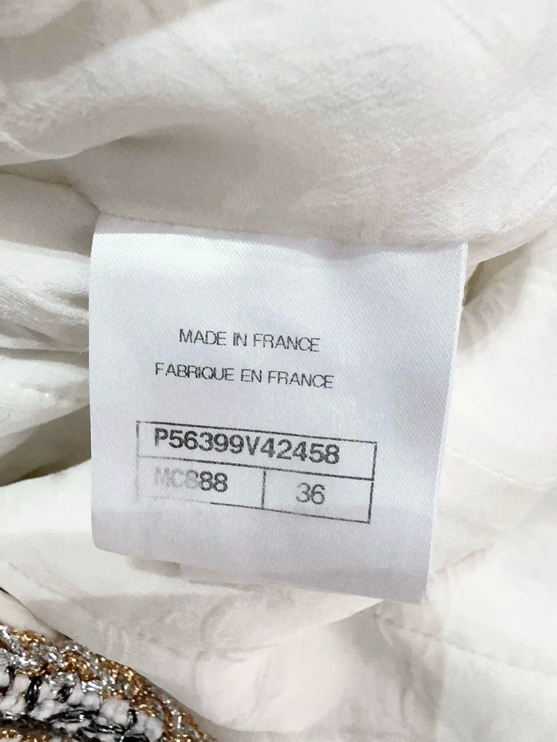 Chanel Chanel White current robot jacket 2503-Nextarrow Size XS / US 0-2 / IT 36-38 - 7 Thumbnail
