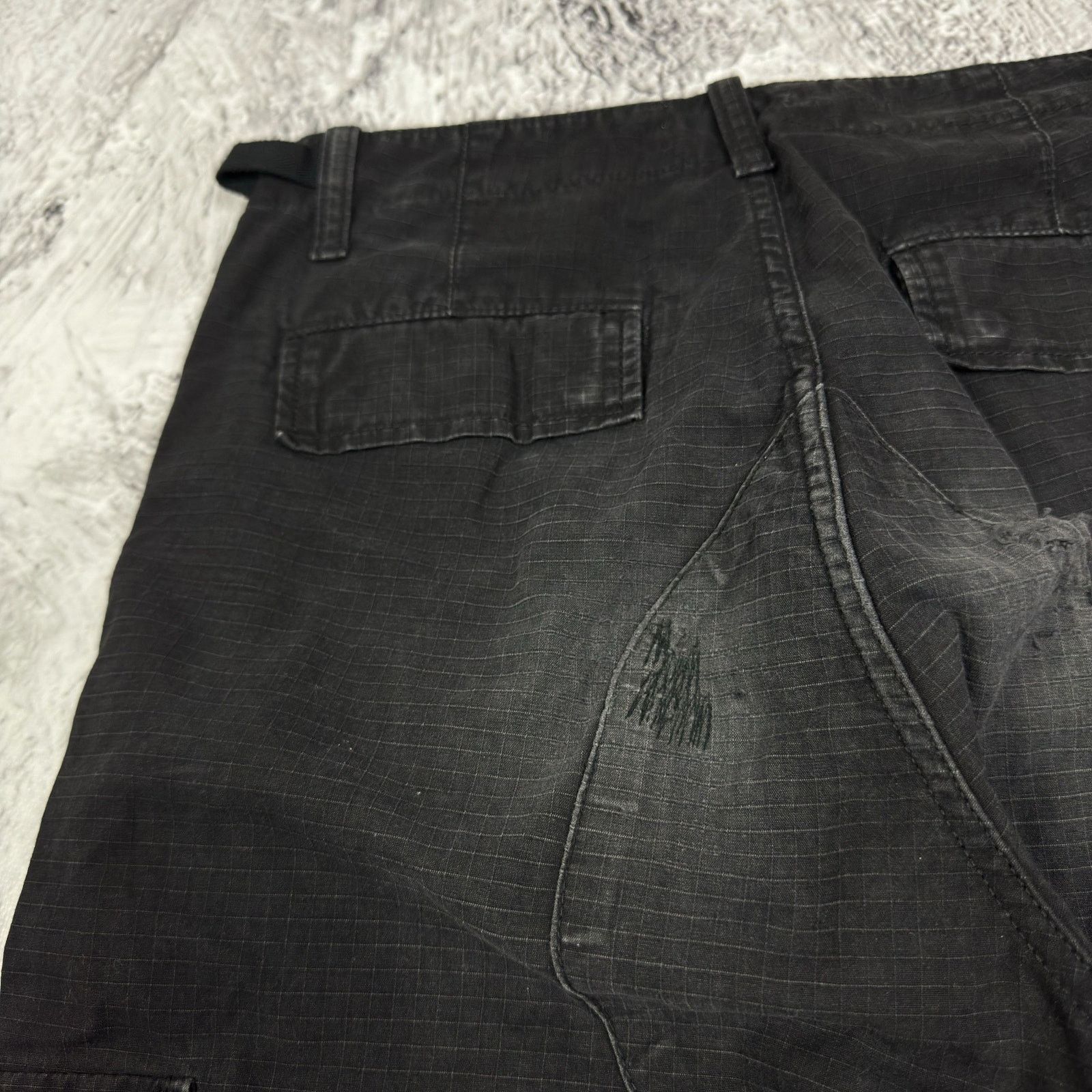 Carhartt Carhartt WIP Womens Black Straight Ripstop Aviation Pants 28 Size 28" / US 6 / IT 42 - 7 Thumbnail