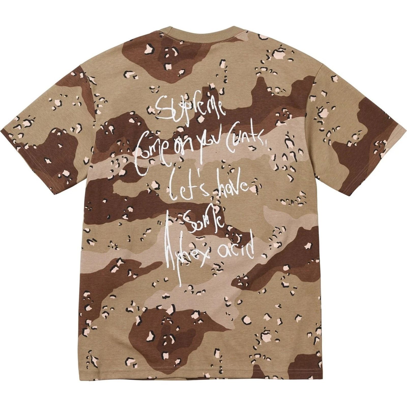 Supreme Supreme Aphex Twin Windowlicker Tee T Shirt Medium Chip Camo Size US M / EU 48-50 / 2 - 2 Thumbnail