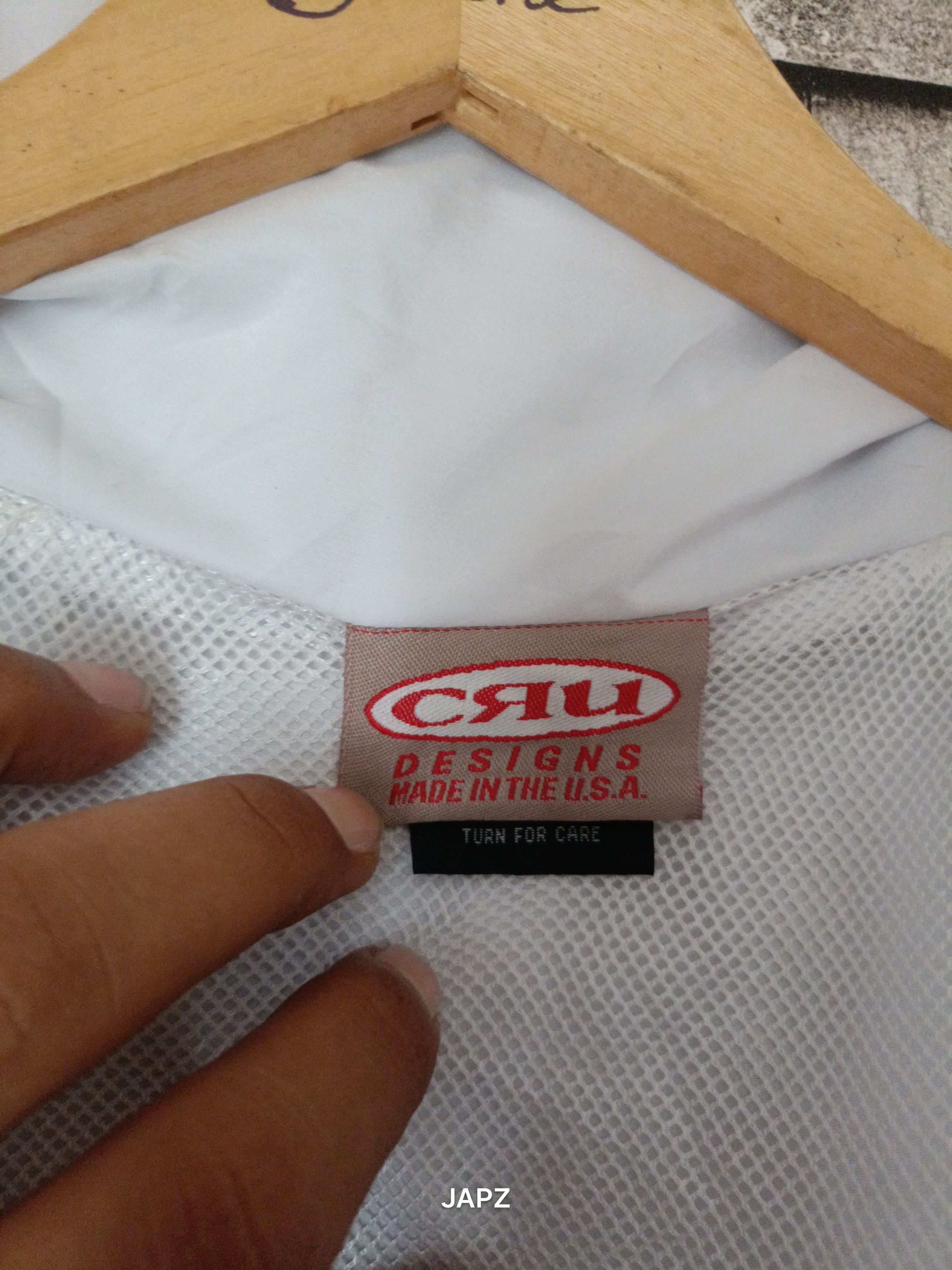 Other Vintage Y2K Cru design tapped windbreaker jacket Size US L / EU 52-54 / 3 - 8 Thumbnail