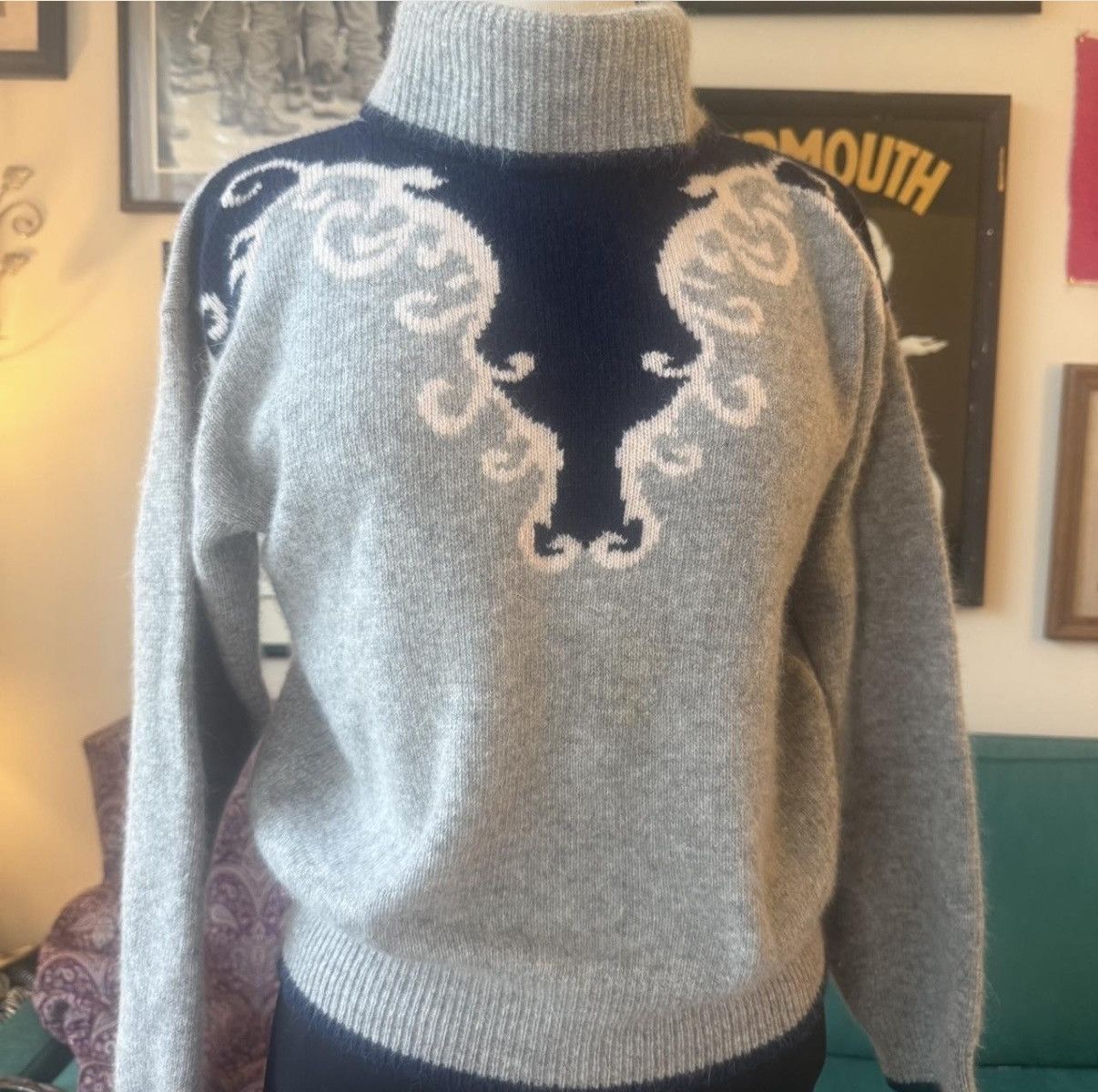 Other Vintage Petit Illustrations Western Sweater Size S / US 4 / IT 40 - 1 Thumbnail