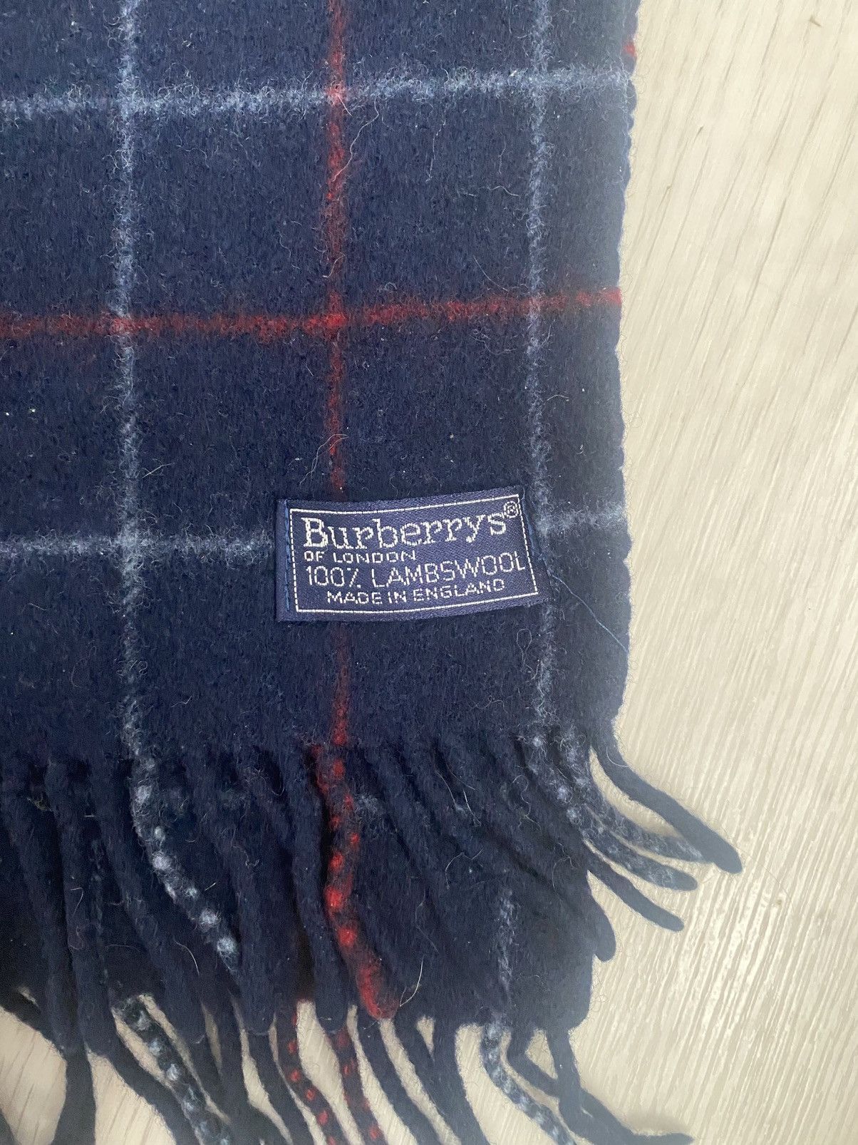 Burberry × Vintage Burberry muffler neckwear nova check wool cashmere scarf Size ONE SIZE - 3 Thumbnail