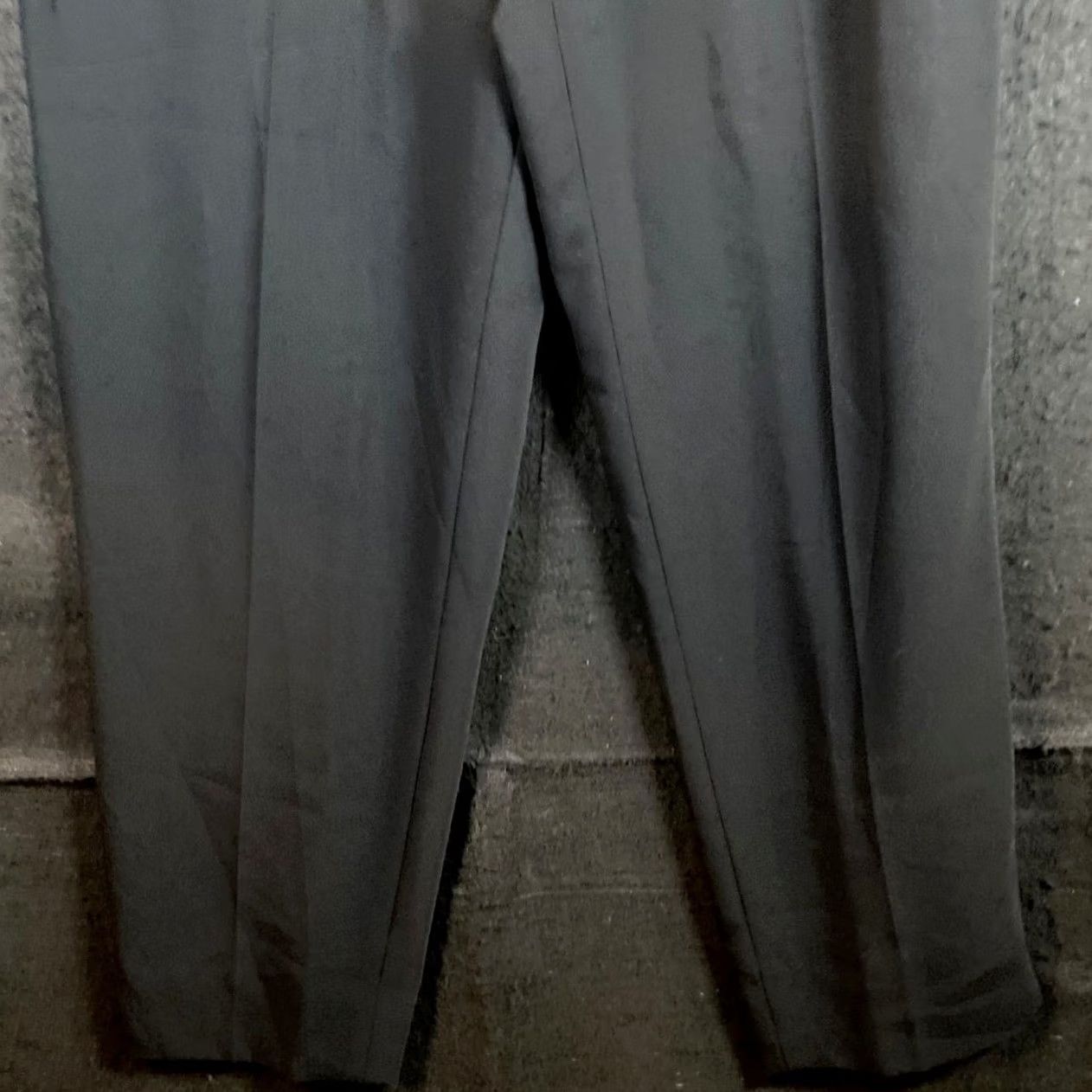 Ann Taylor Ann Taylor Women Pants Black High Rise Pleated Front Side Button Zip Stretch 14 Size 36" / US 14 / IT 50 - 3 Thumbnail