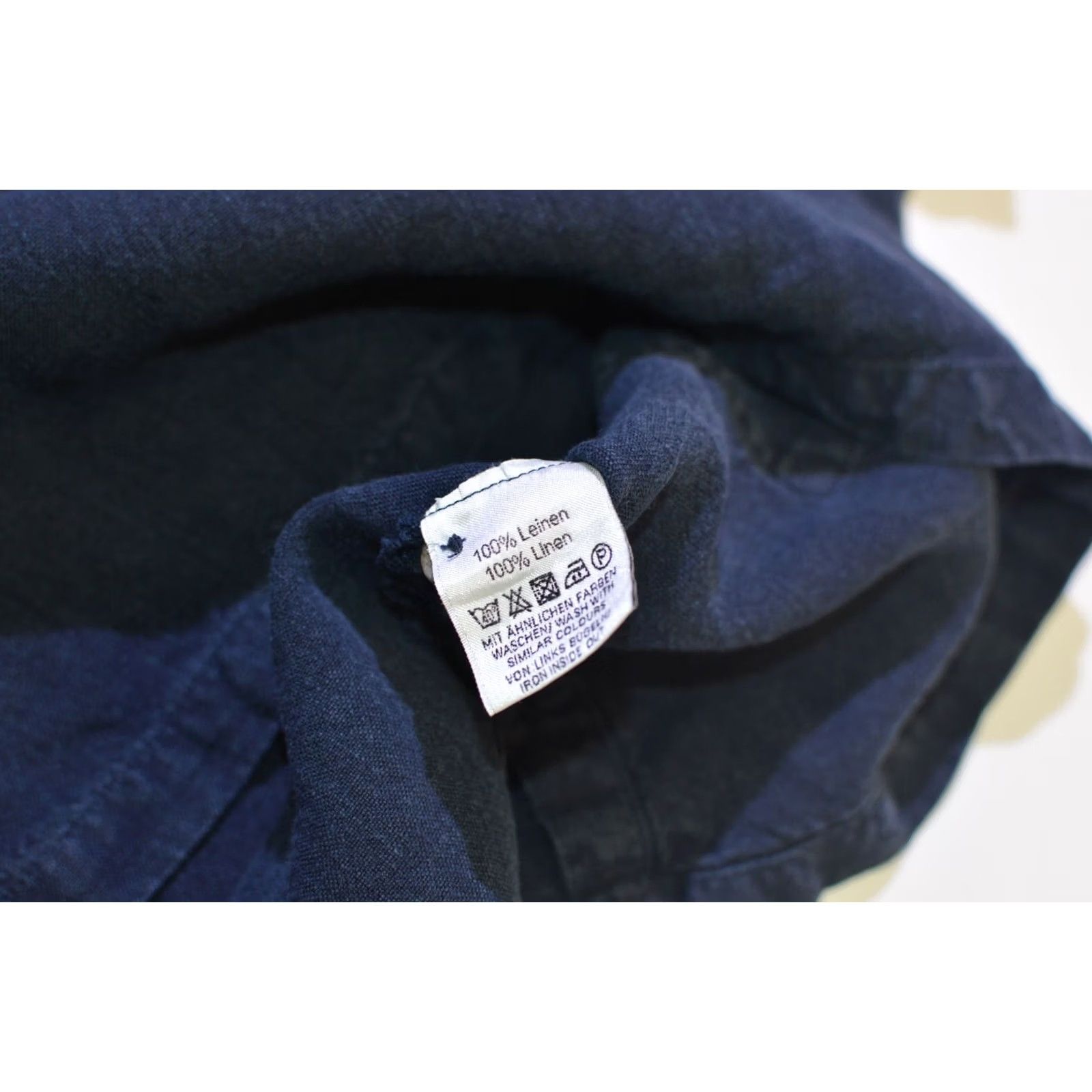 Vintage Wmns Deerberg Front Pocket Blue Linen T-Shirt Top M Women Shirt XS? Size M / US 6-8 / IT 42-44 - 6 Thumbnail