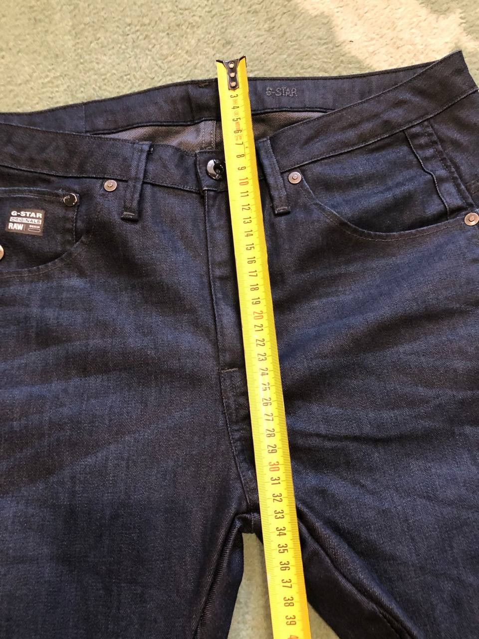 G-Star G-Star Raw Tapered Navy Men Jeans STREETWEAR Size US 27 - 12 Thumbnail