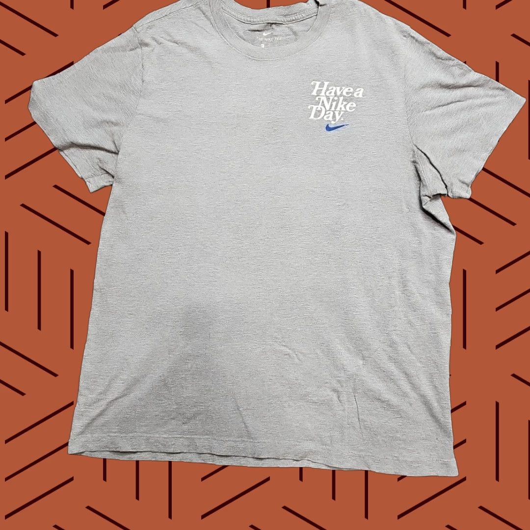 Nike Nike Have a Nike Day Gray T Shirt Men Medium Gray Tee Size US M / EU 48-50 / 2 - 1 Thumbnail